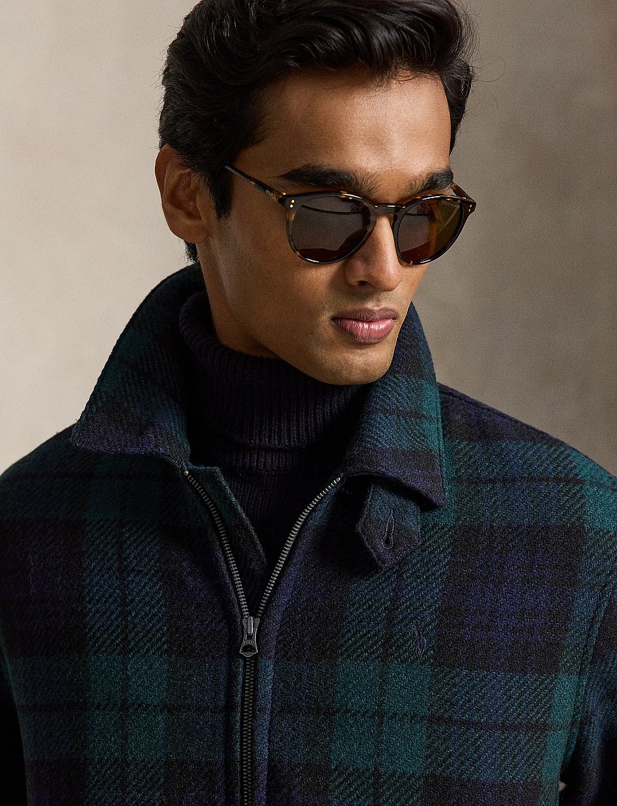 Polo Ralph Lauren - The Langdon Plaid Tweed Jacket - wolljacken - blackwatch tartan - 3
