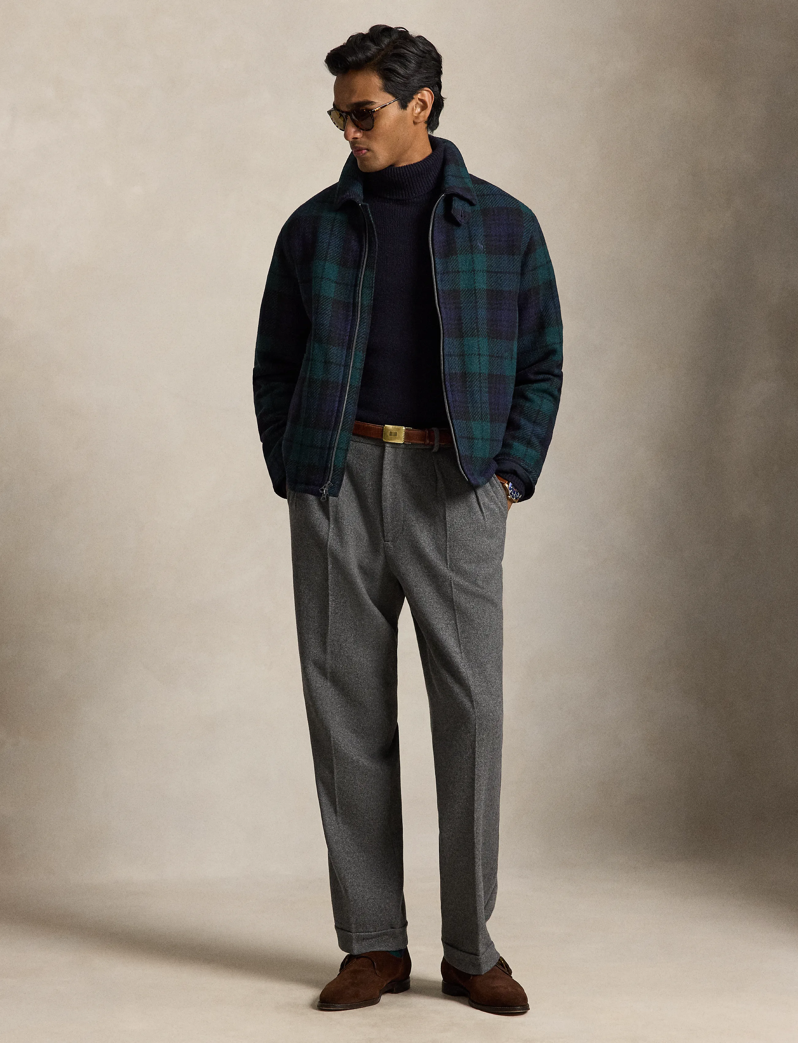 Polo Ralph Lauren - The Langdon Plaid Tweed Jacket - blackwatch tartan - 4