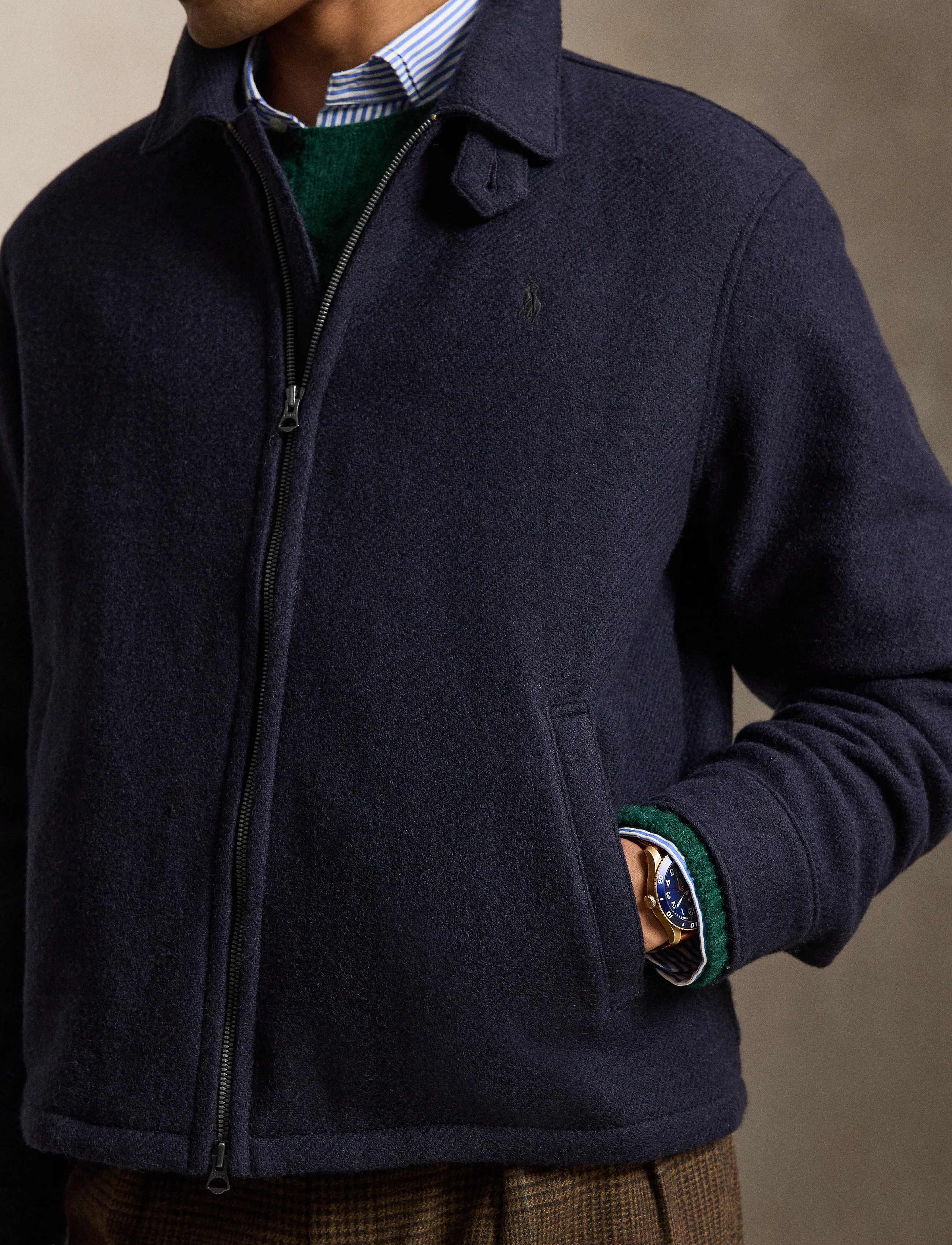 Polo Ralph Lauren - The Langdon Tweed Jacket - collection navy - 4