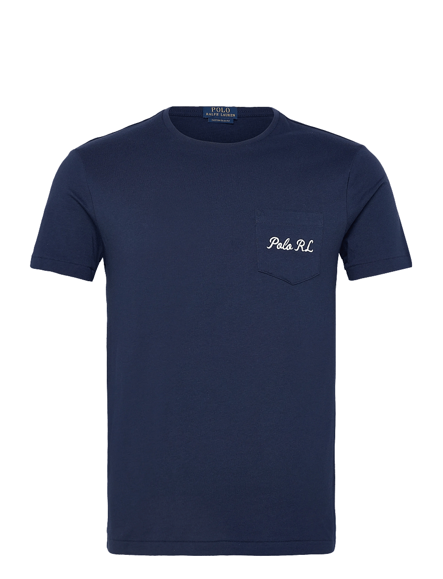 Polo Ralph Lauren - 26/1 JERSEY-KNT-T-SHIRT - marškinėliai trumpomis rankovėmis - newport navy-soci - 0