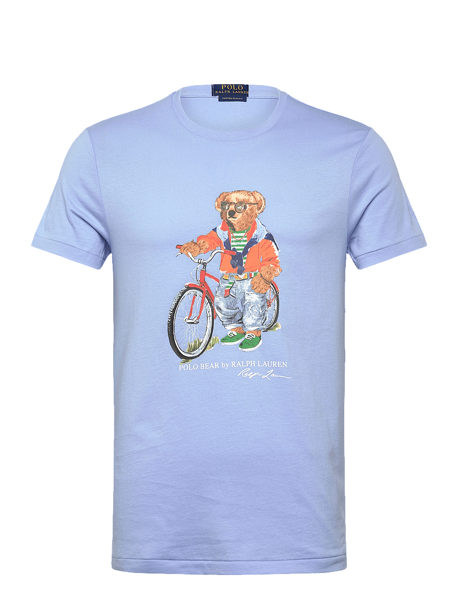 Polo Ralph Lauren - 26/1 JERSEY-KNT-T-SHIRT - t-shirts à manches courtes - austin blue- summ - 0