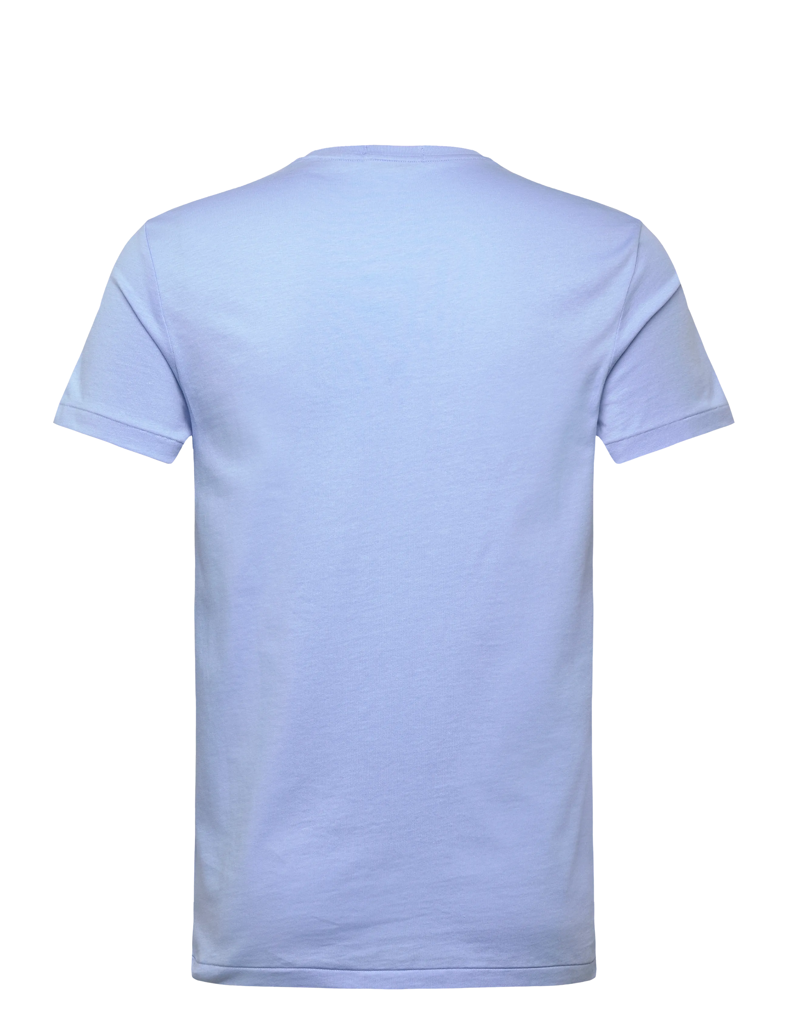 T-shirt pastellblå / konjak / svart 3