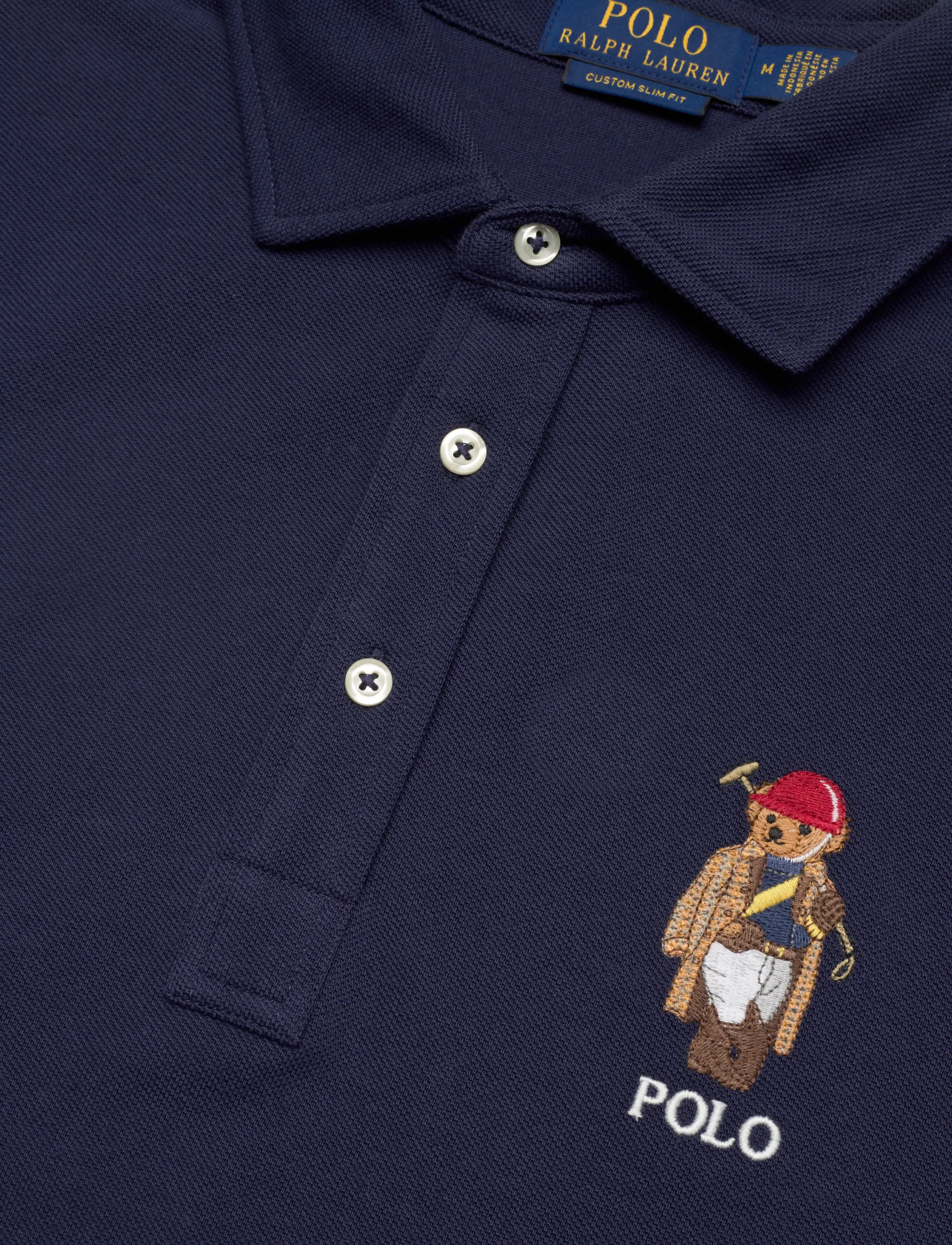 Polo Ralph Lauren - 20/1 MESH-KNT-POLO - kurzärmelig - newport navy-soci - 4