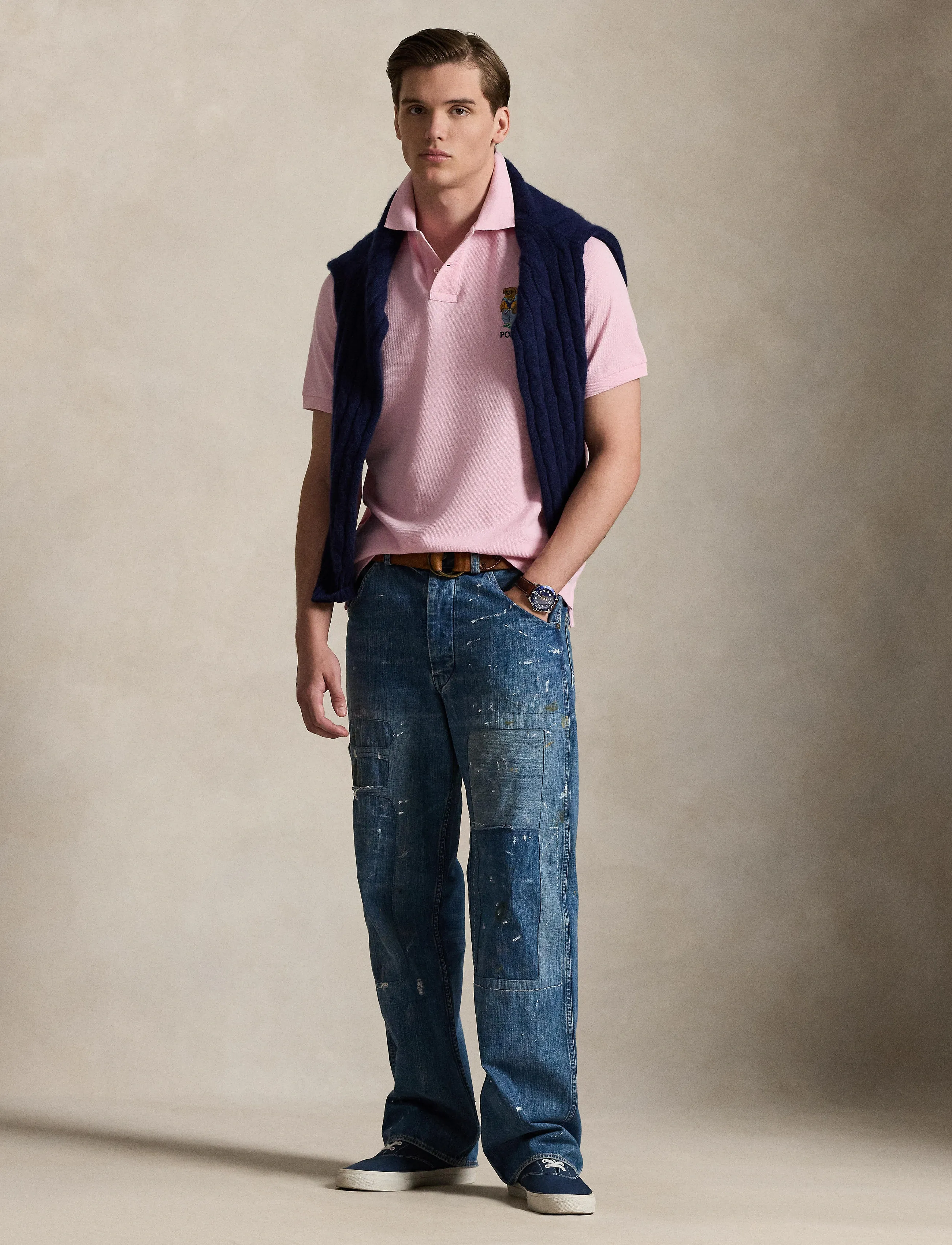 Polo Ralph Lauren - 20/1 MESH-KNT-POLO - kortærmede poloer - garden pink-summe - 3