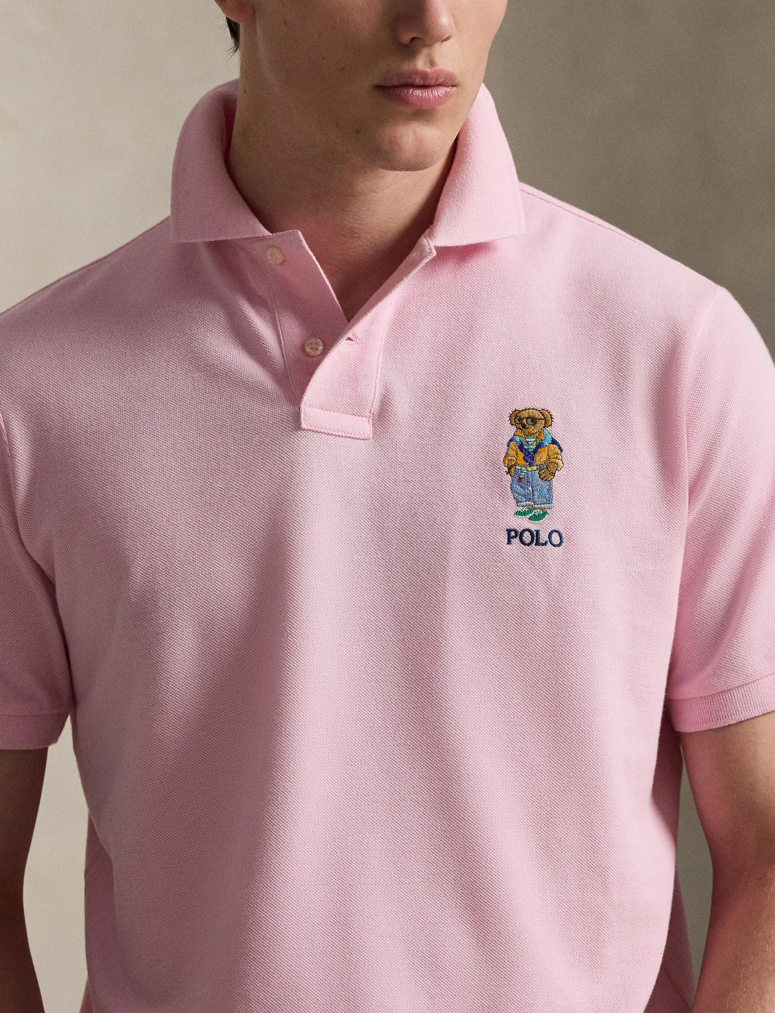 Polo Ralph Lauren - 20/1 MESH-KNT-POLO - kortærmede poloer - garden pink-summe - 4