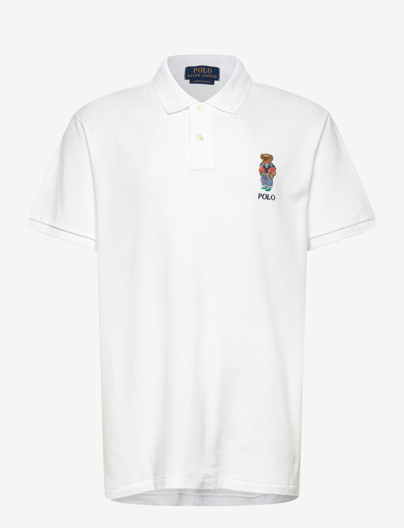 Polo Ralph Lauren - 20/1 MESH-KNT-POLO - gestrickte polohemden - white- summer bea - 0
