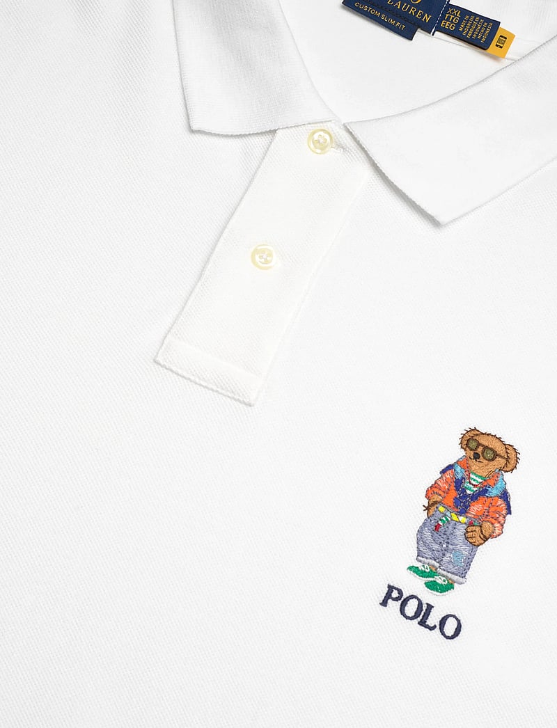 Polo Ralph Lauren - 20/1 MESH-KNT-POLO - gestrickte polohemden - white- summer bea - 2