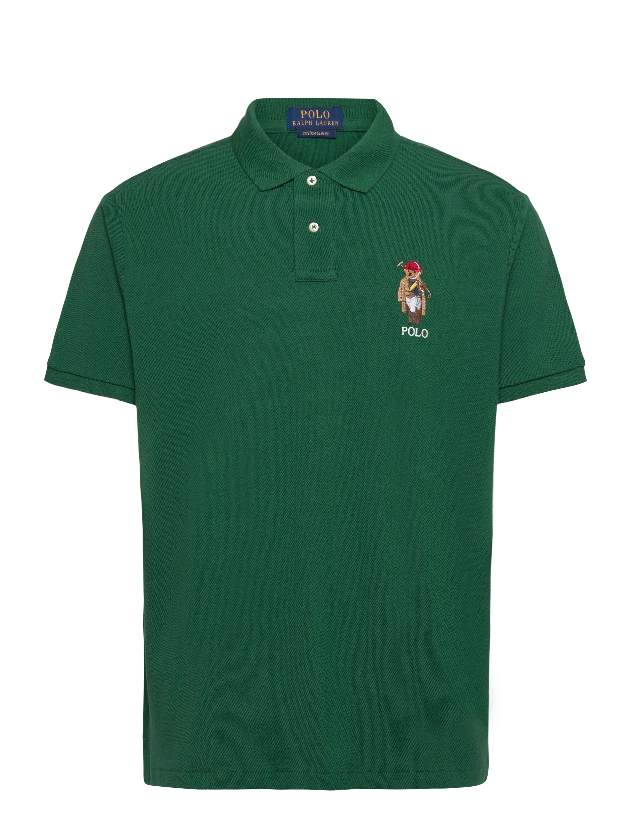 POLO RALPH LAUREN Custom Slim Fit Polo Bear Mesh Polo Grün - M - Herren
