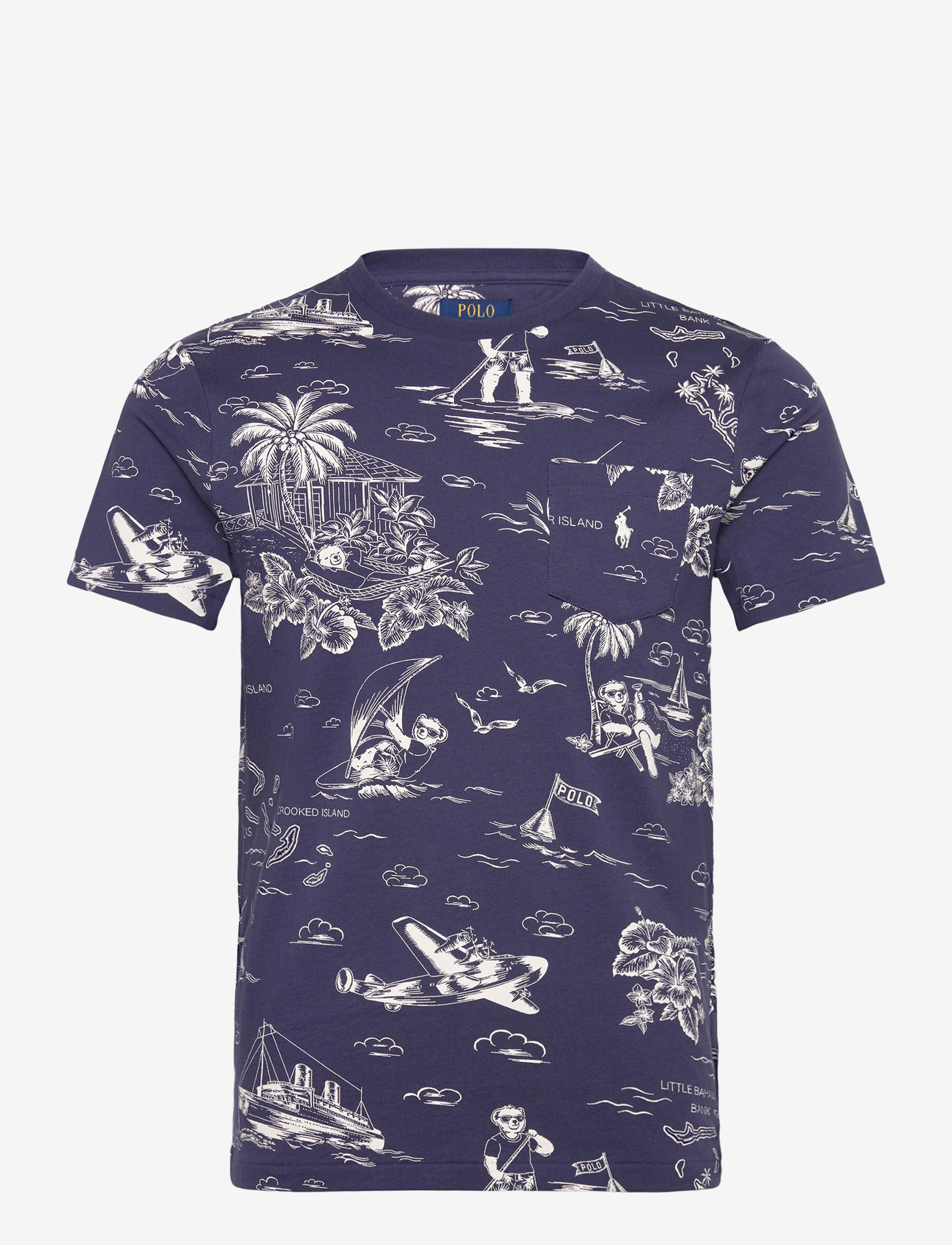 Polo Ralph Lauren - Custom Slim Fit Polo Bear T-Shirt - t-shirts - hrbr island bear- - 0