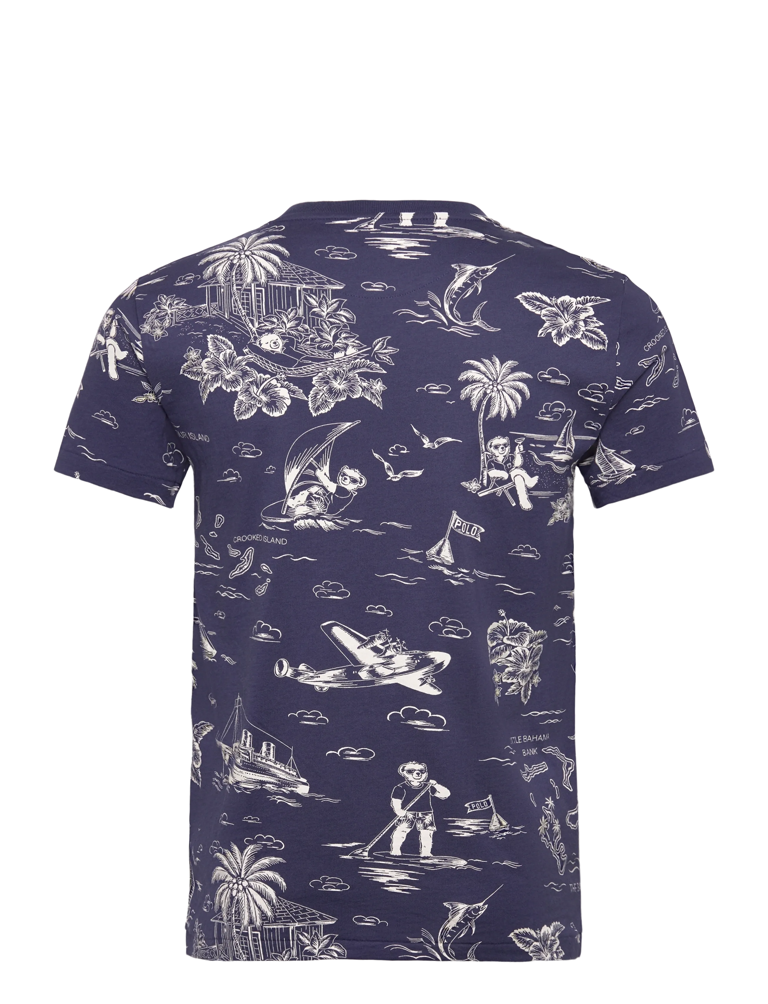 Polo Ralph Lauren - Custom Slim Fit Polo Bear T-Shirt - kortærmede t-shirts - hrbr island bear- - 2