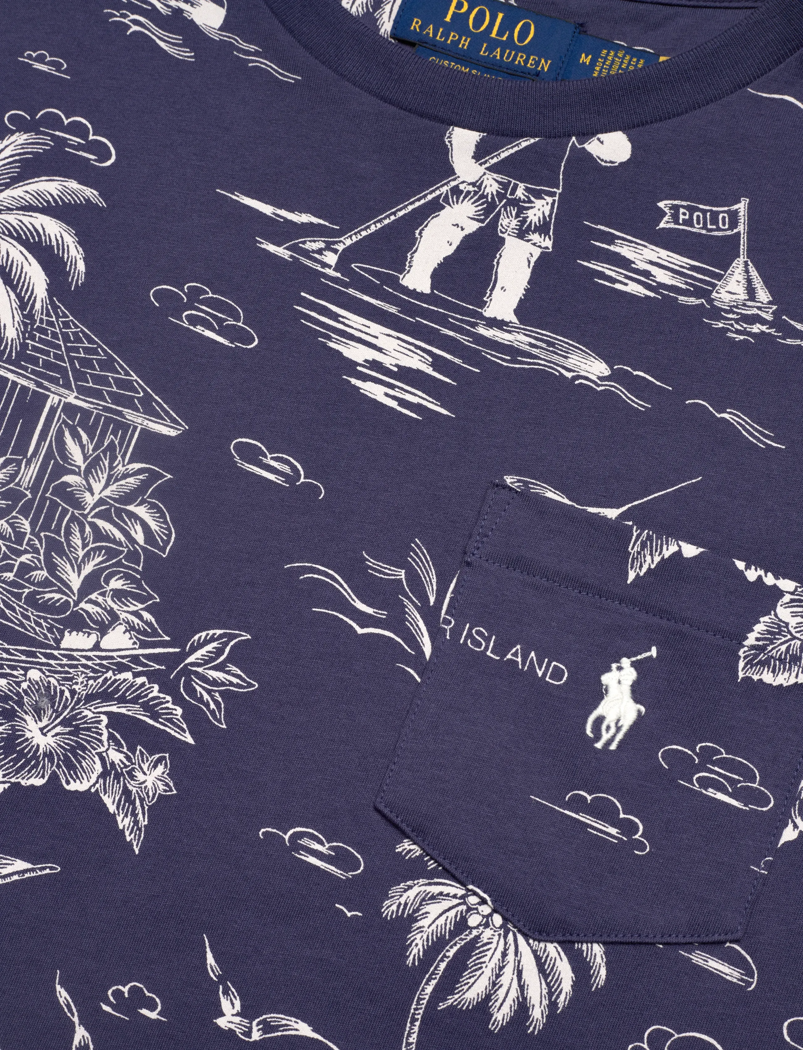 Polo Ralph Lauren - Custom Slim Fit Polo Bear T-Shirt - kortærmede t-shirts - hrbr island bear- - 4