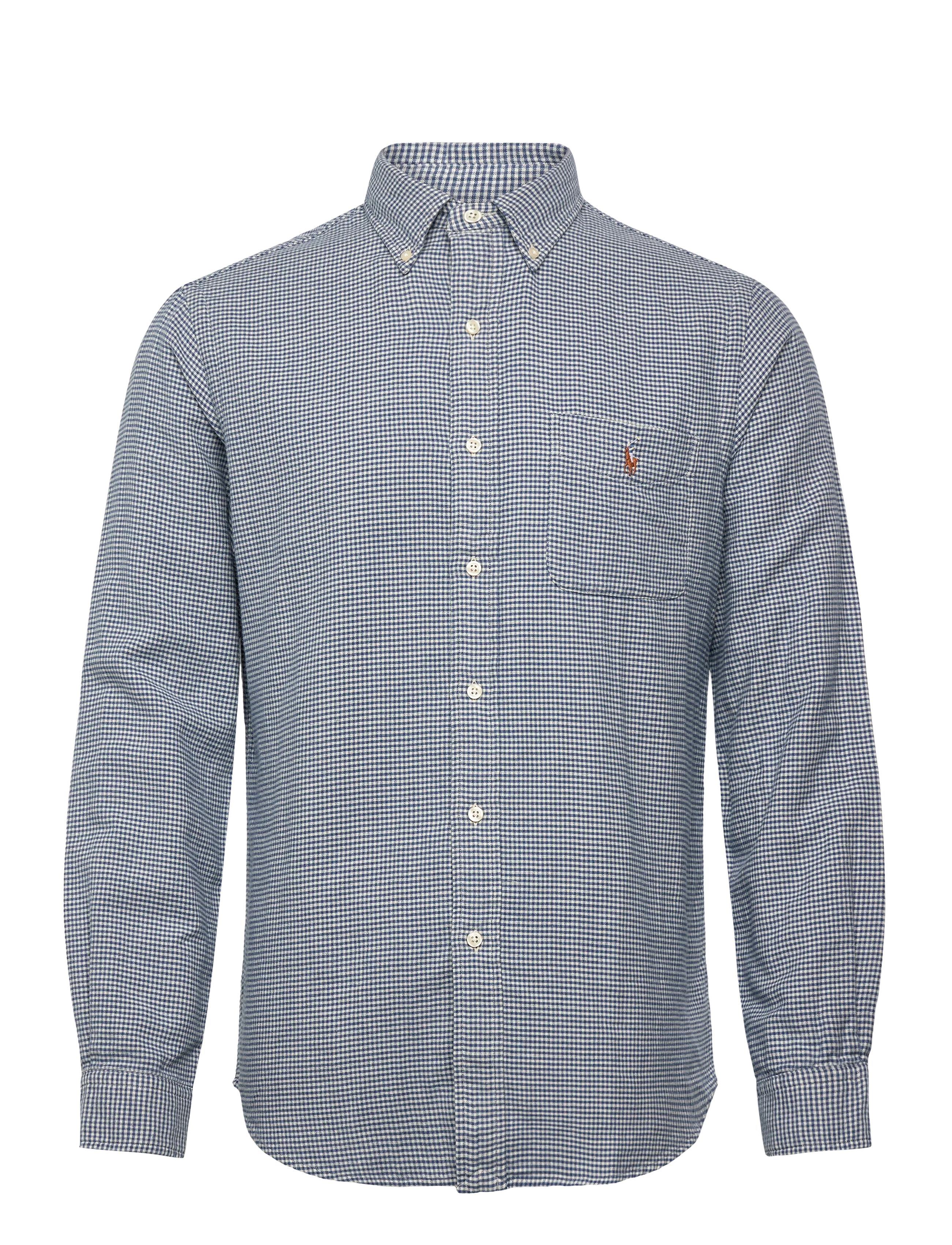 POLO RALPH LAUREN Custom Fit Double-Faced Oxford Shirt Blau - M - Herren
