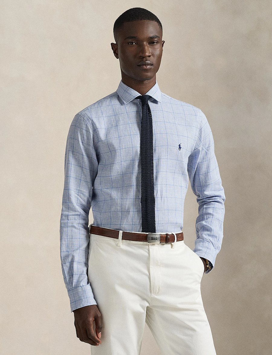 Polo Ralph Lauren - 710B16695001 - hørskjorter - 7190 blue multi - 3