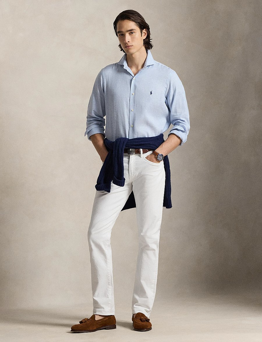 Polo Ralph Lauren - 710B16696001 - oxford-hemden - 7189 blue white - 0