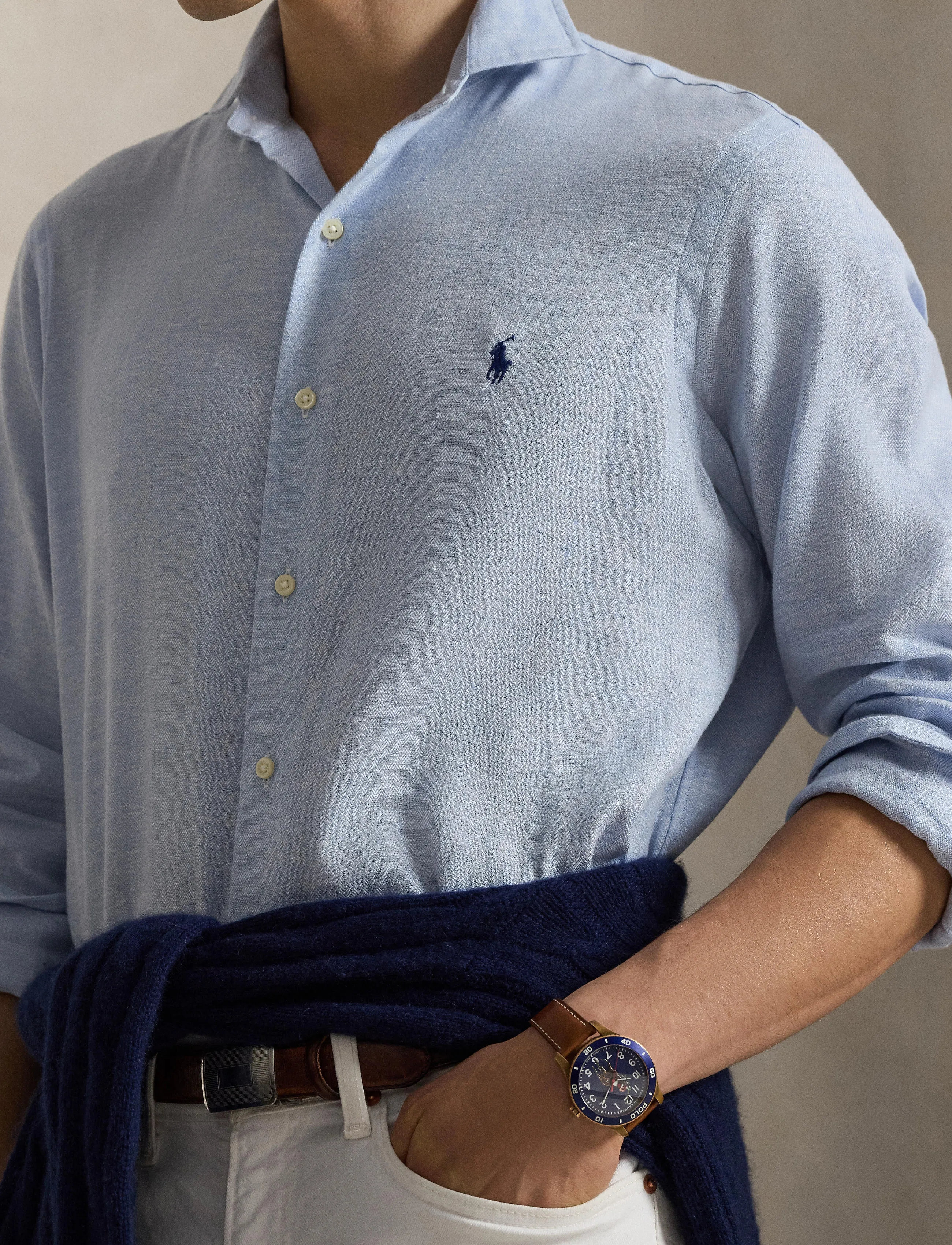 Polo Ralph Lauren - 710B16696001 - oxford skjorter - 7189 blue white - 4
