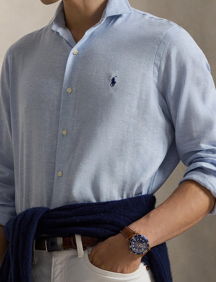 Polo Ralph Lauren - 710B16696001 - oxford-hemden - 7189 blue white - 4