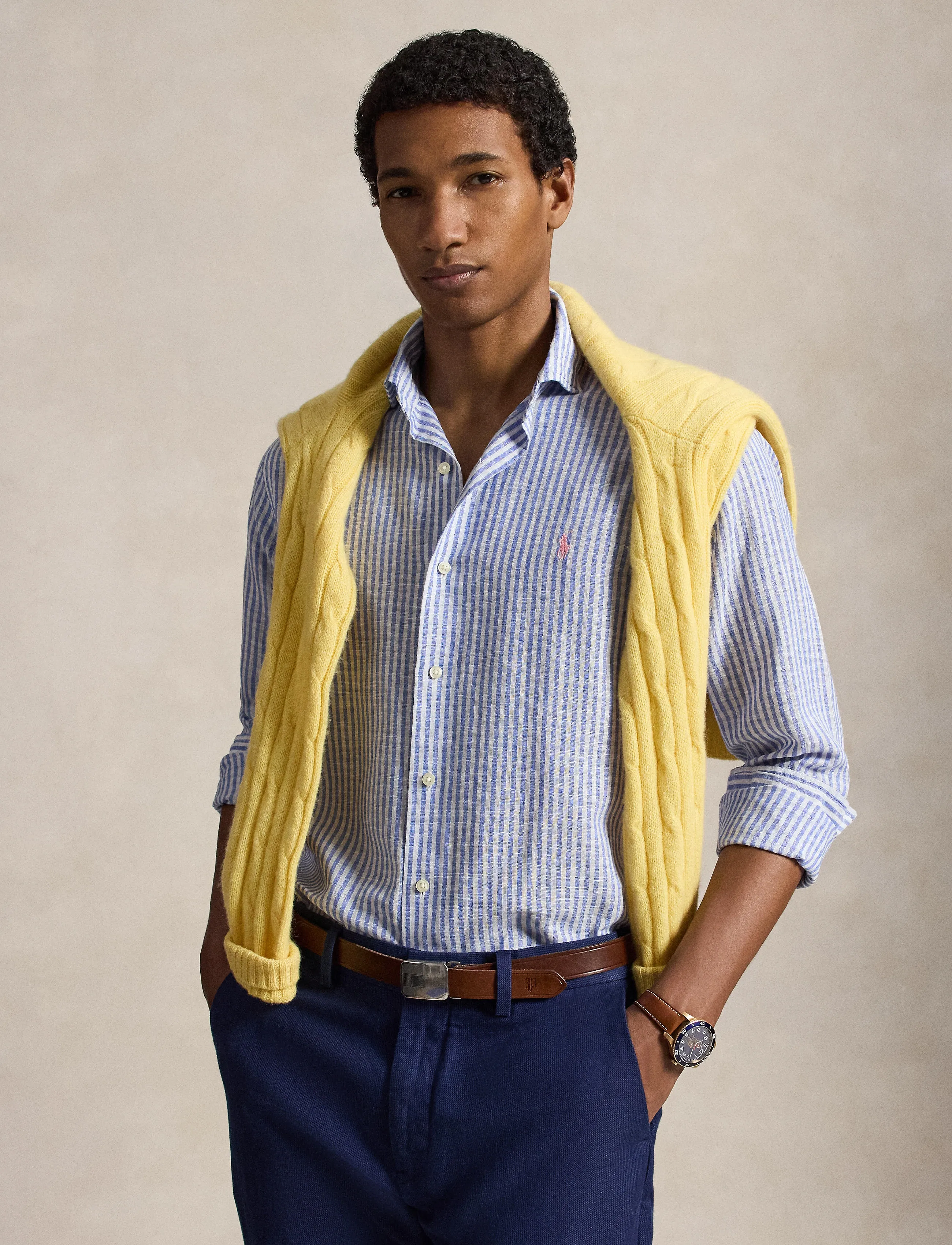 Polo Ralph Lauren - 710B16700004 - stribede skjorter - 7232a blue white - 3