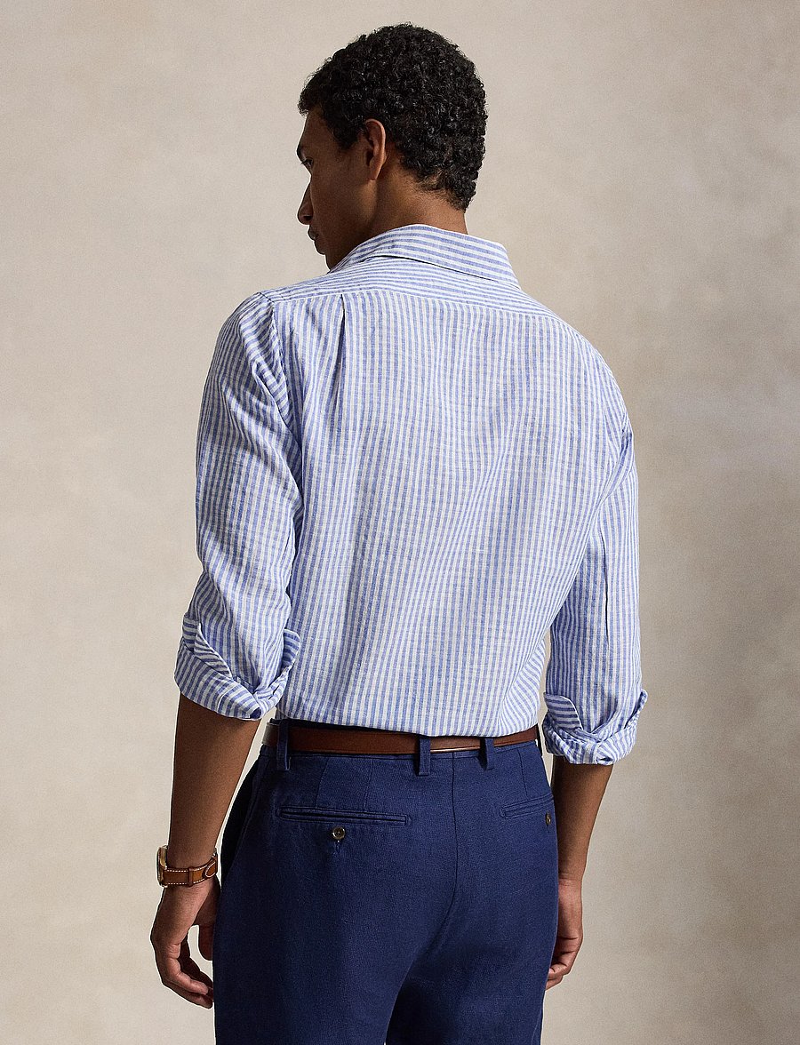 Polo Ralph Lauren - 710B16700004 - stribede skjorter - 7232a blue white - 5