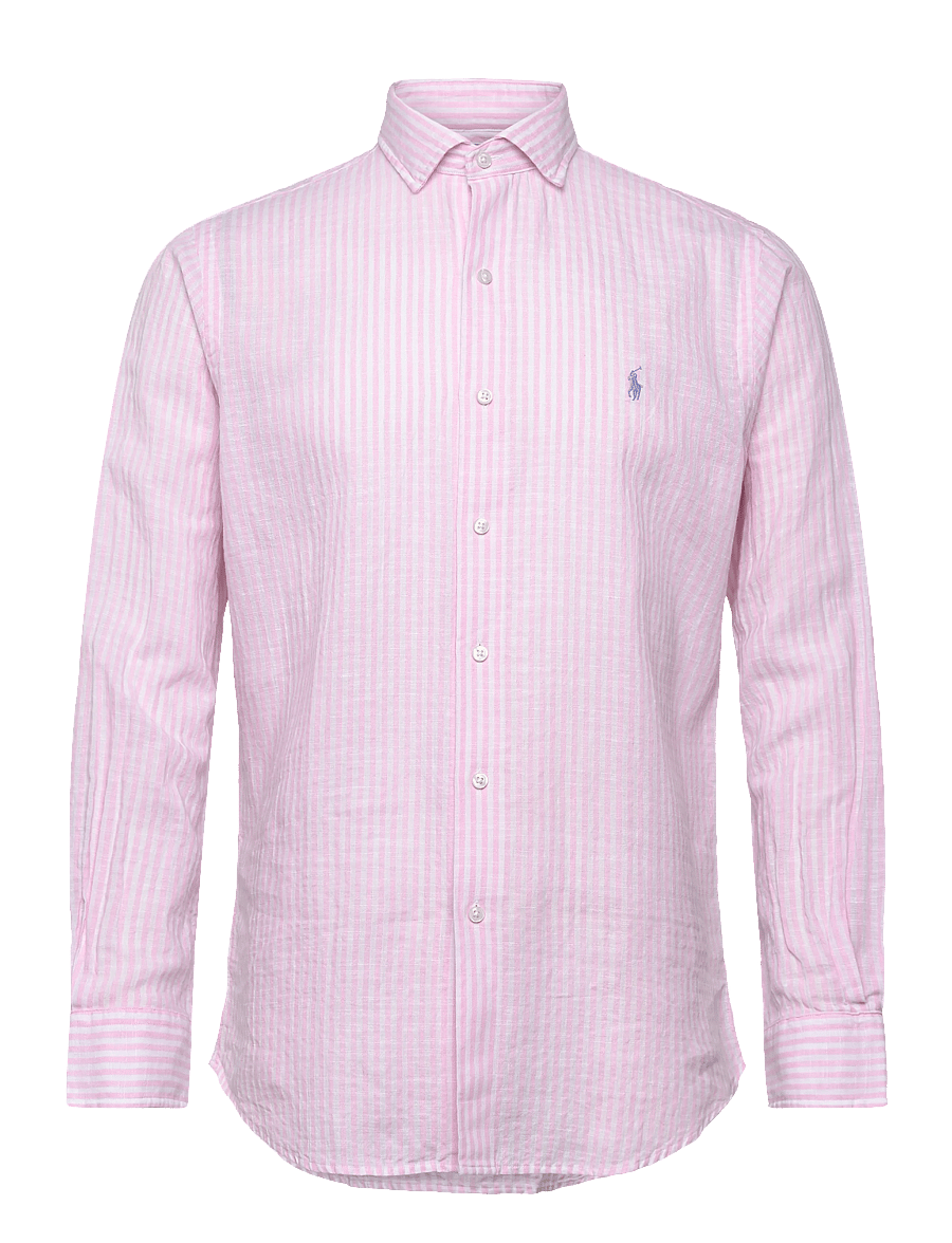 Polo Ralph Lauren - 710B16700004 - stribede skjorter - 7232b pink white - 1