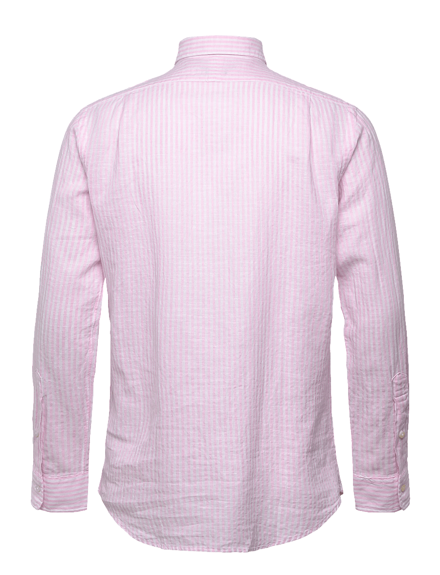 Polo Ralph Lauren - 710B16700004 - stribede skjorter - 7232b pink white - 2