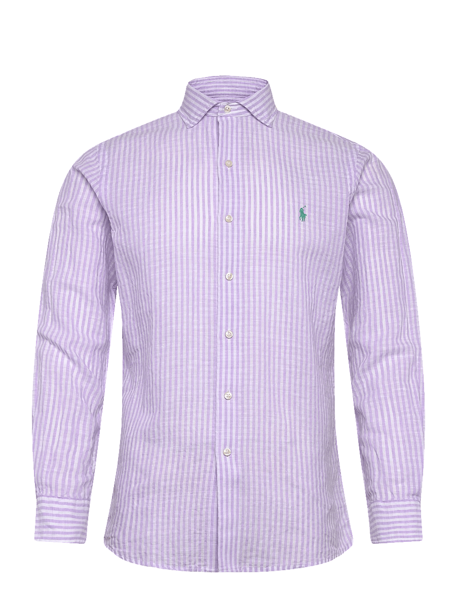 Polo Ralph Lauren - 710B16700004 - stribede skjorter - 7232c lavender wh - 1