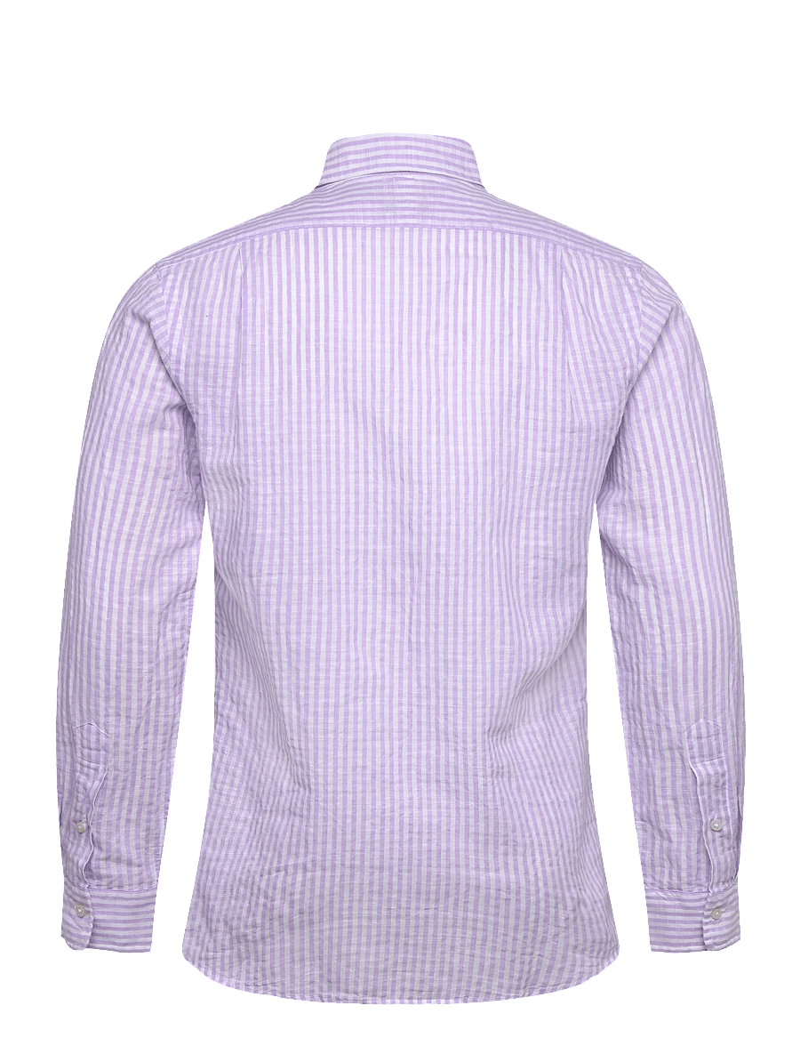 Polo Ralph Lauren - 710B16700004 - stribede skjorter - 7232c lavender wh - 2