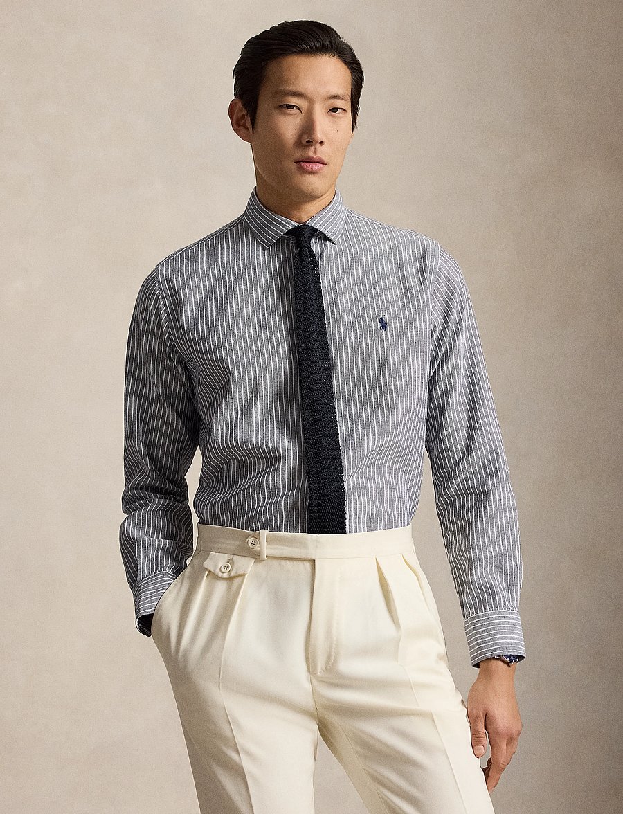 Polo Ralph Lauren - 710B16700004 - stribede skjorter - 7283a newport nav - 0