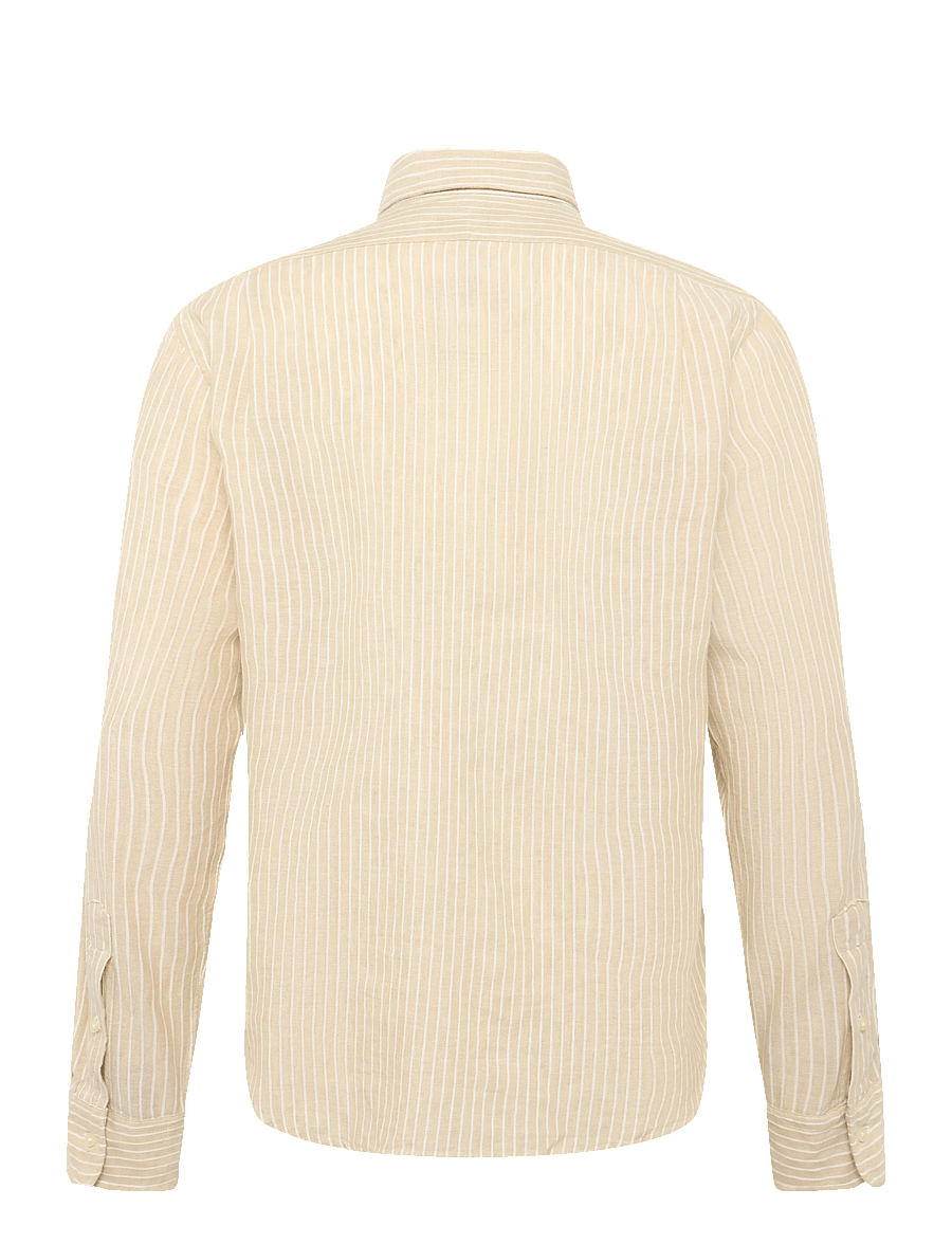 Polo Ralph Lauren - 710B16700004 - stribede skjorter - 7283d coastal bei - 2