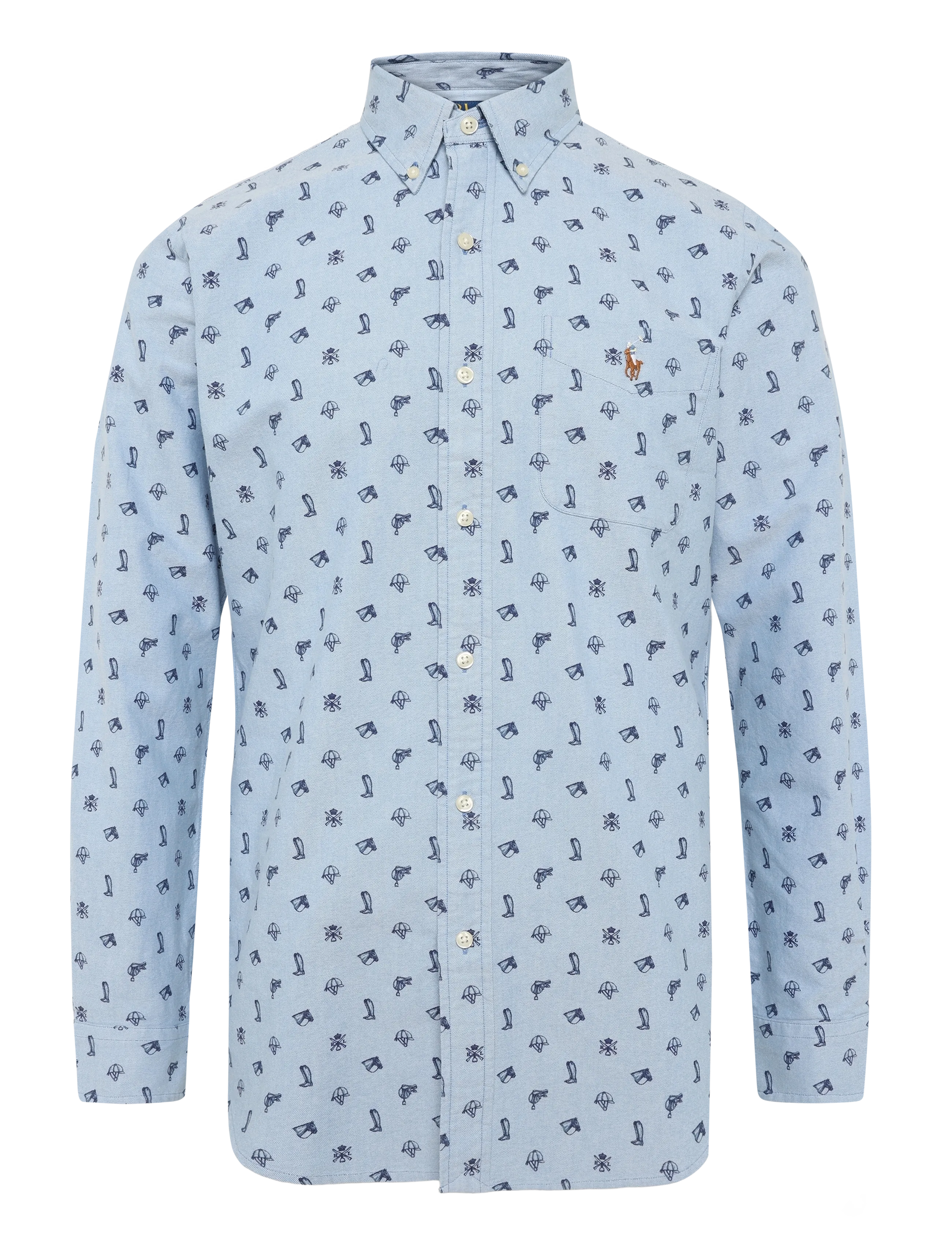 Polo Ralph Lauren CLASSIC OXFORD-WVN-SHIRT - Inspiration - 7124 EQUINE HERIT / blue