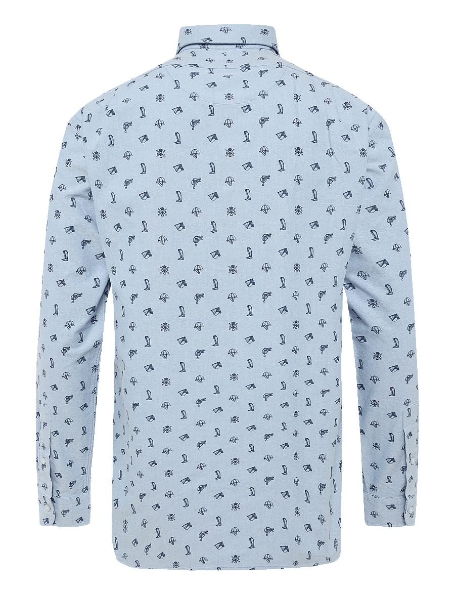 Polo Ralph Lauren - CLASSIC OXFORD-WVN-SHIRT - gemusterte hemden - 7124 equine herit - 1