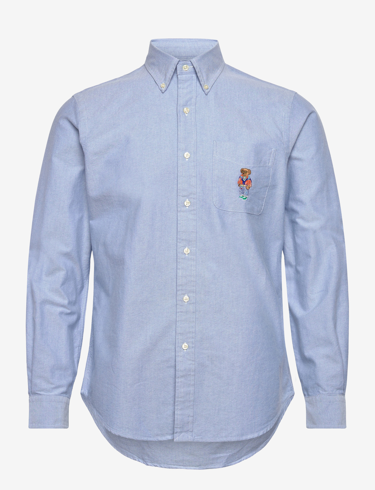 Polo Ralph Lauren - CLASSIC OXFORD-WVN-SHIRT - tavalised t-särgid - 7228 bsr blue w - 0