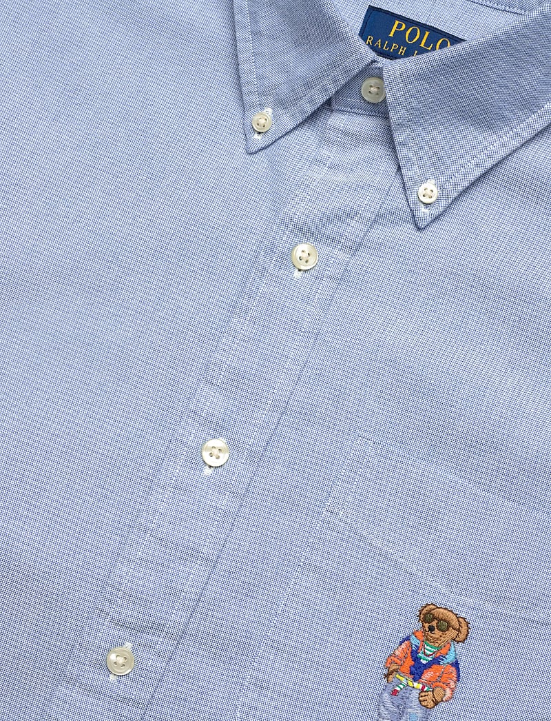 Polo Ralph Lauren - CLASSIC OXFORD-WVN-SHIRT - tavalised t-särgid - 7228 bsr blue w - 3