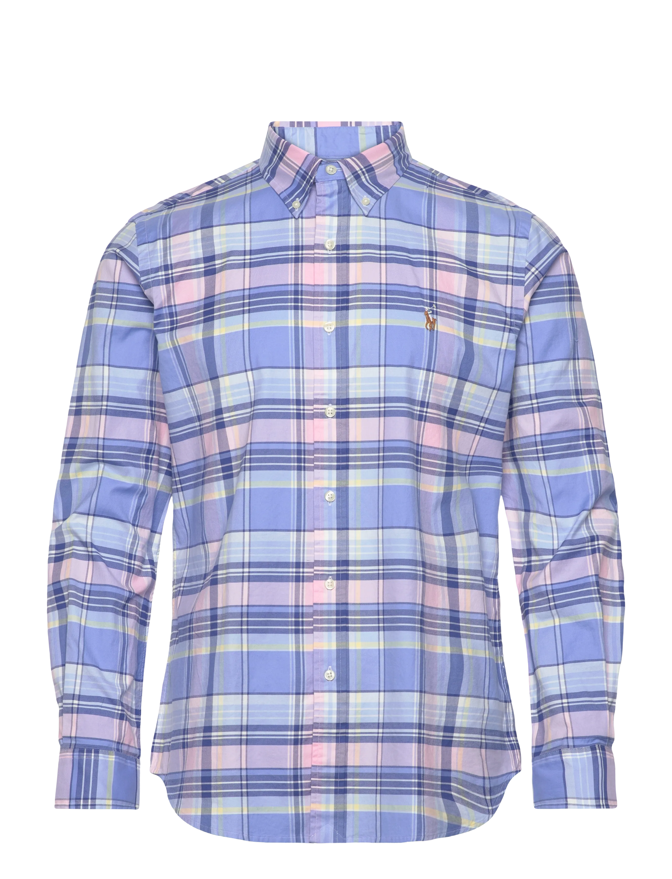Polo Ralph Lauren PINPOINT OXFORD-WVN-SHIRT - Skjorter - 7107A BLUE PINK M / multi