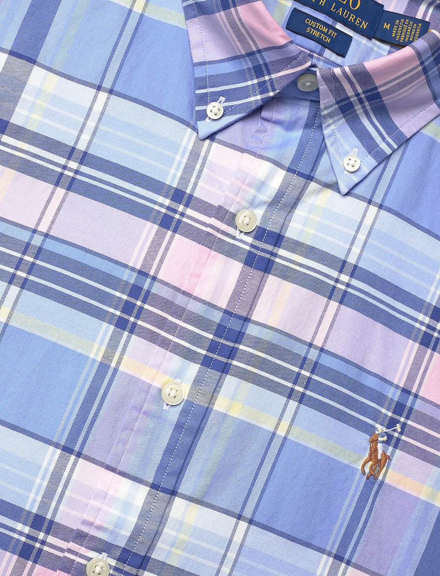 Polo Ralph Lauren - PINPOINT OXFORD-WVN-SHIRT - ternede skjorter - 7107a blue pink m - 5