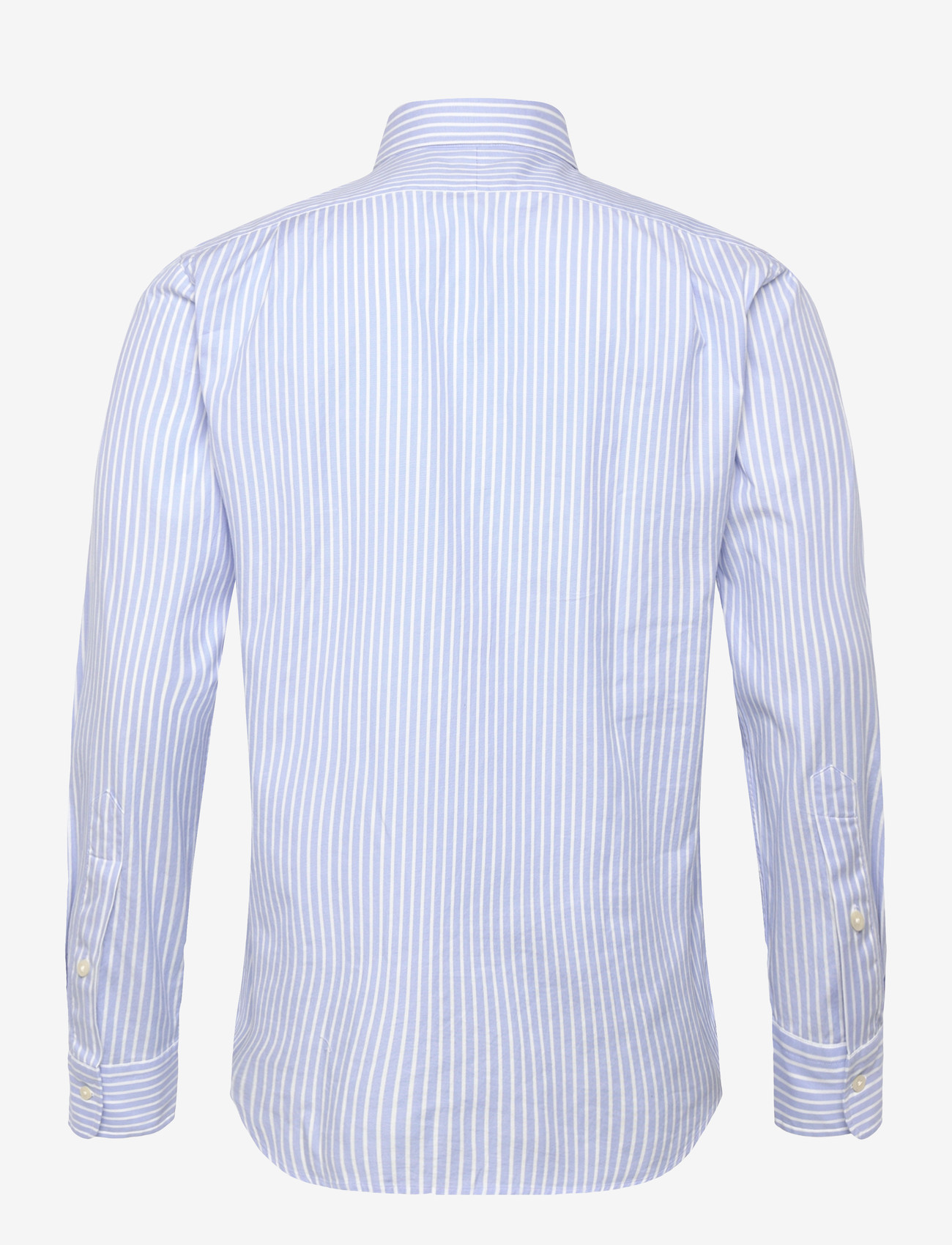 Polo Ralph Lauren - Custom Fit Striped Stretch Oxford Shirt - striped shirts - 7106a blue white - 1