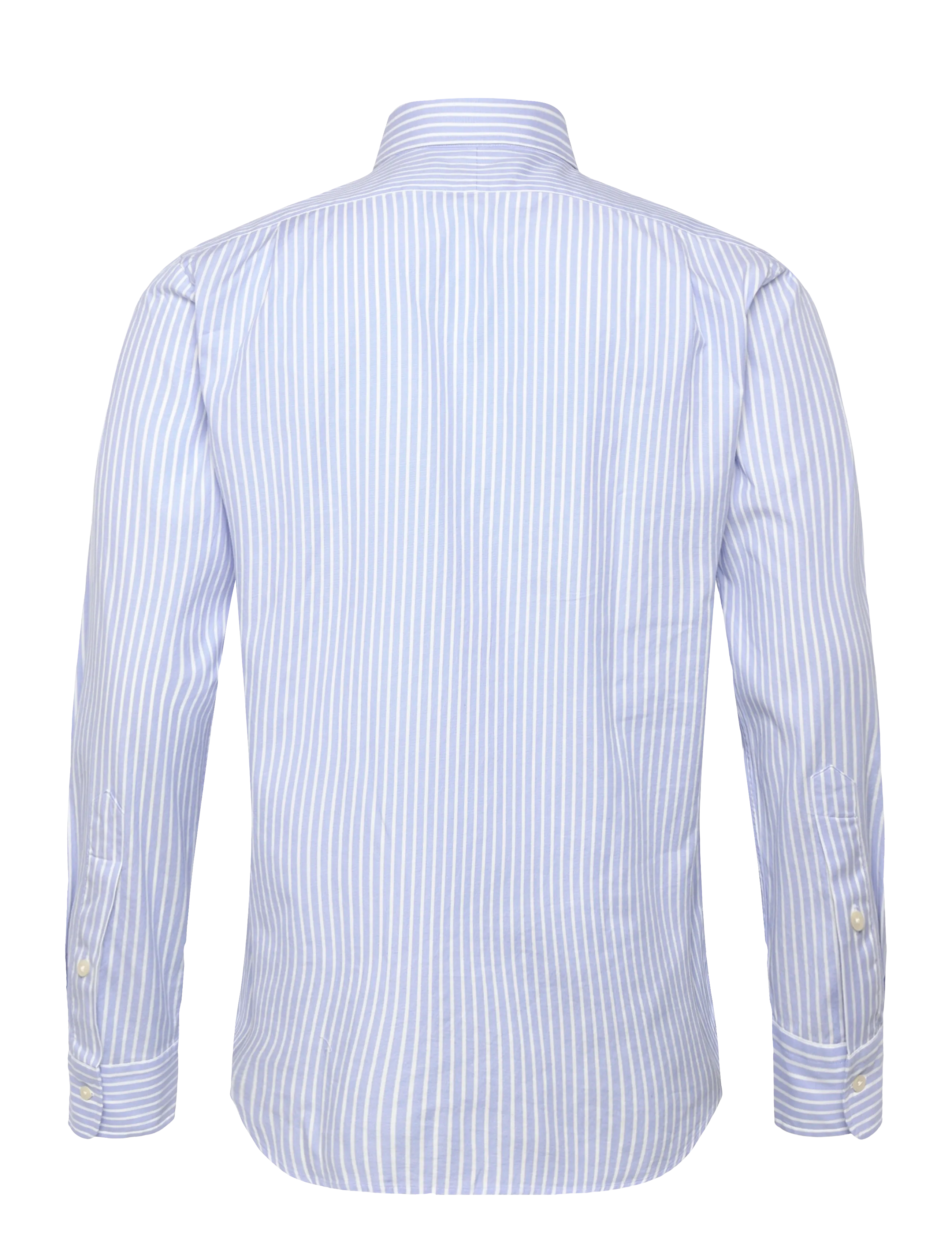 Polo Ralph Lauren - Custom Fit Striped Stretch Oxford Shirt - stribede skjorter - 7106a blue white - 2