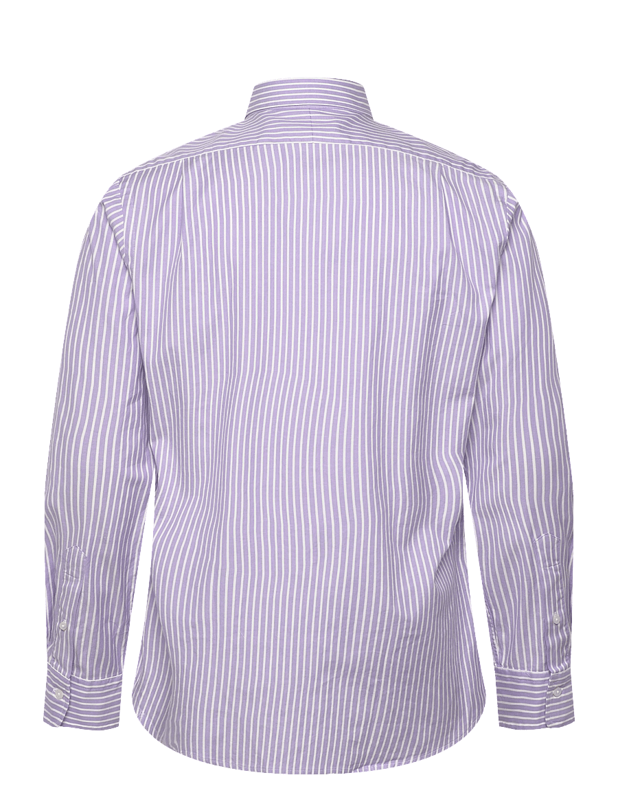 Polo Ralph Lauren - Custom Fit Striped Stretch Oxford Shirt - chemises à rayures - 7106c lavender wh - 2