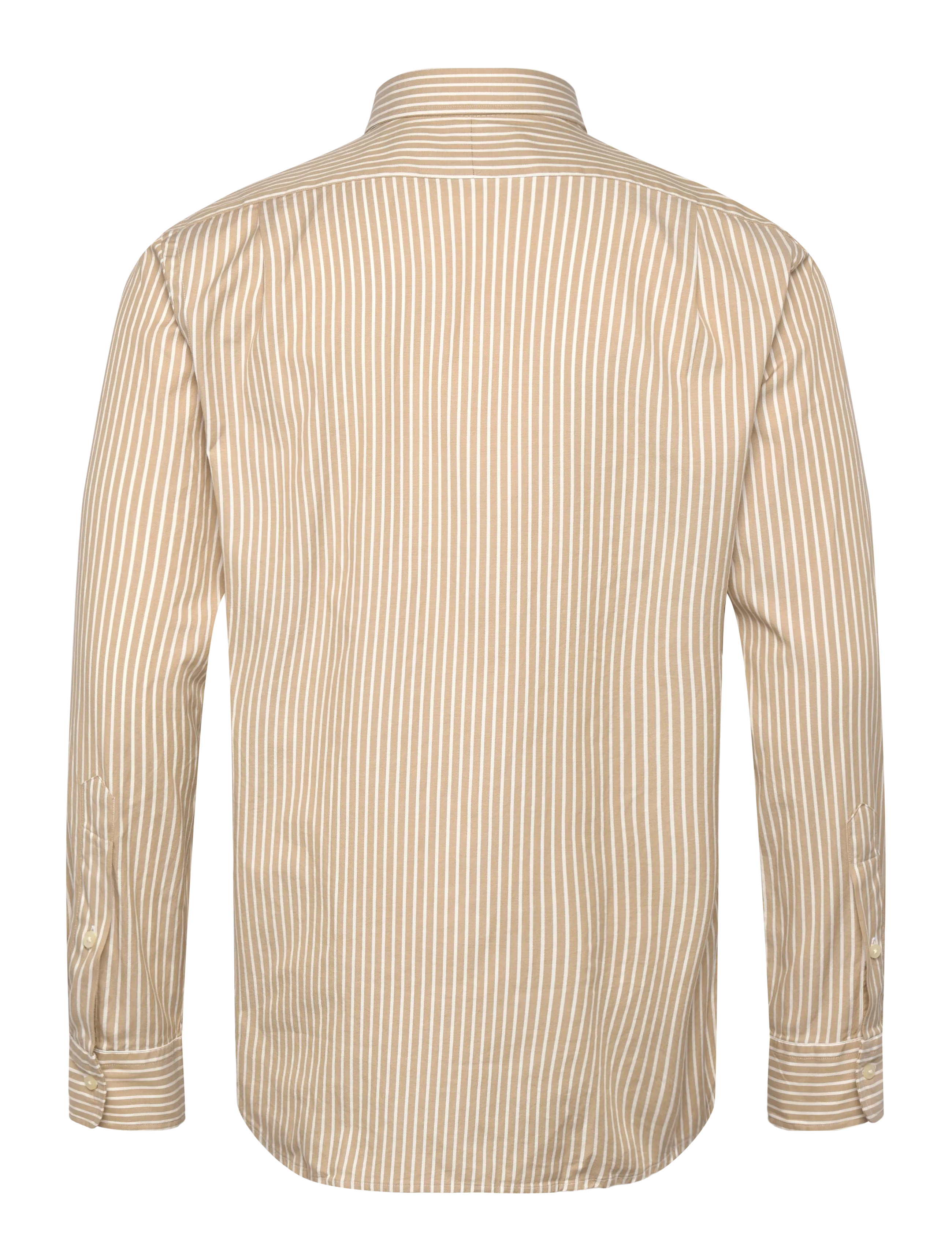 Polo Ralph Lauren - Custom Fit Striped Stretch Oxford Shirt - stribede skjorter - 7106d coastal bei - 2