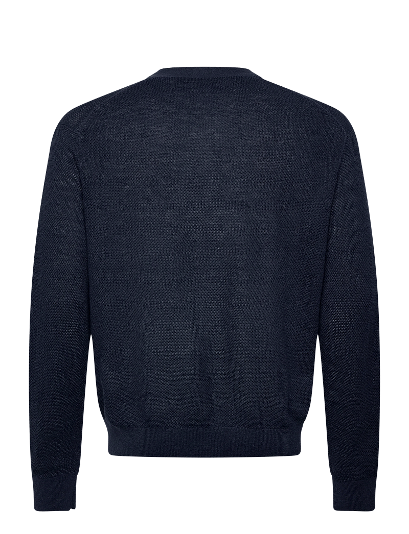 Polo Ralph Lauren - Relaxed Fit Linen Cardigan - gilets - newport navy - 1