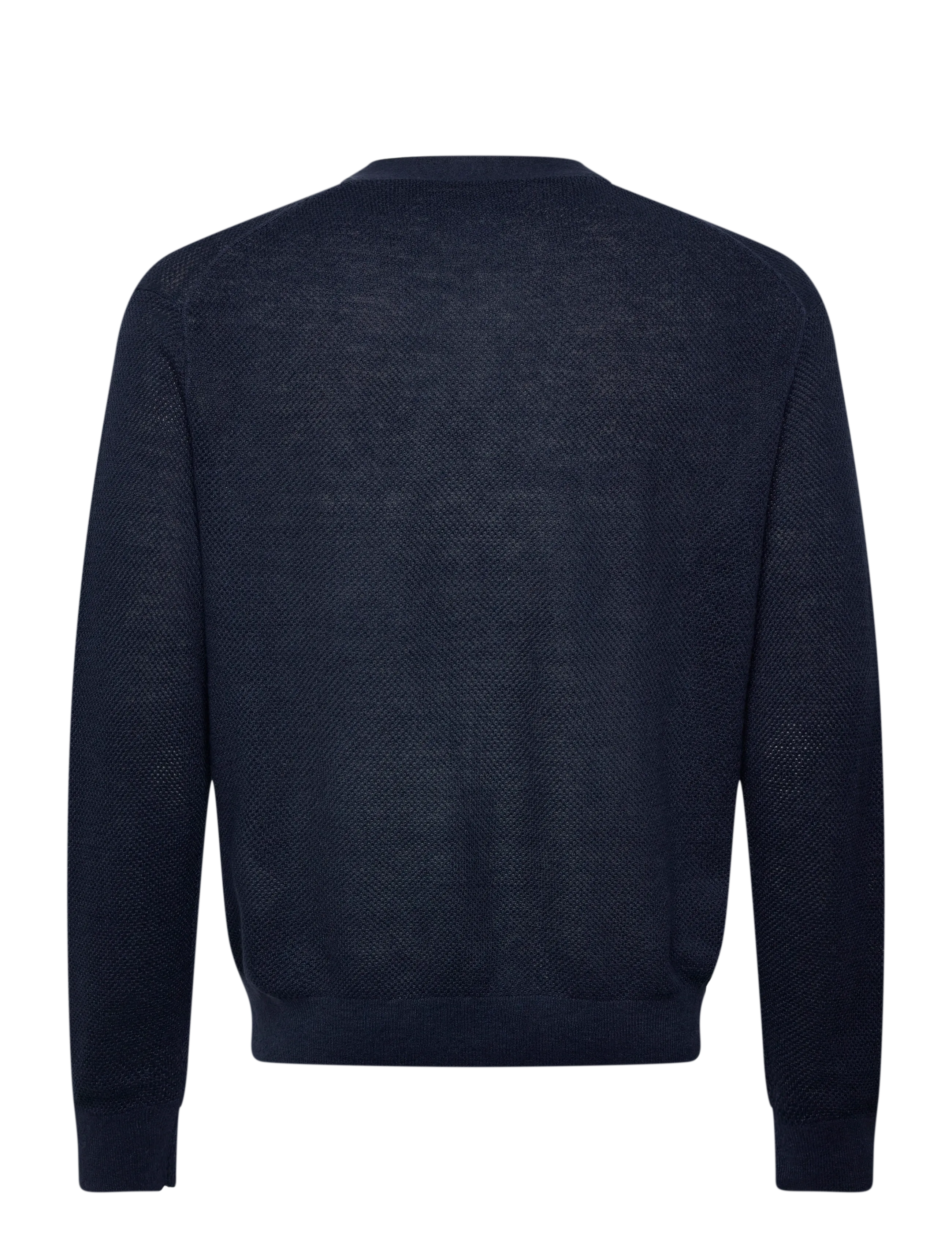 Polo Ralph Lauren - Relaxed Fit Linen Cardigan - susegamieji megztiniai - newport navy - 1