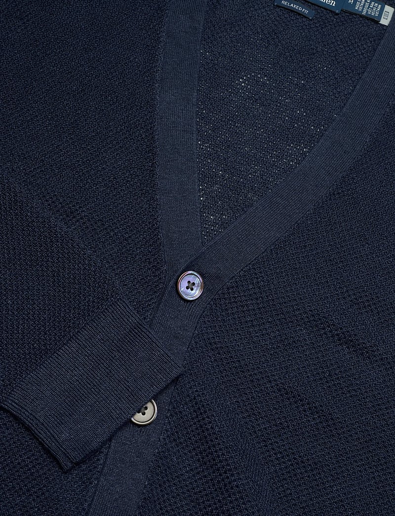 Polo Ralph Lauren - Relaxed Fit Linen Cardigan - gilets - newport navy - 2