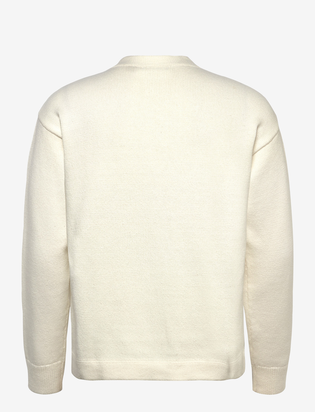 Polo Ralph Lauren - Relaxed Fit Cotton Letter Cardigan - peysur - cream combo - 1