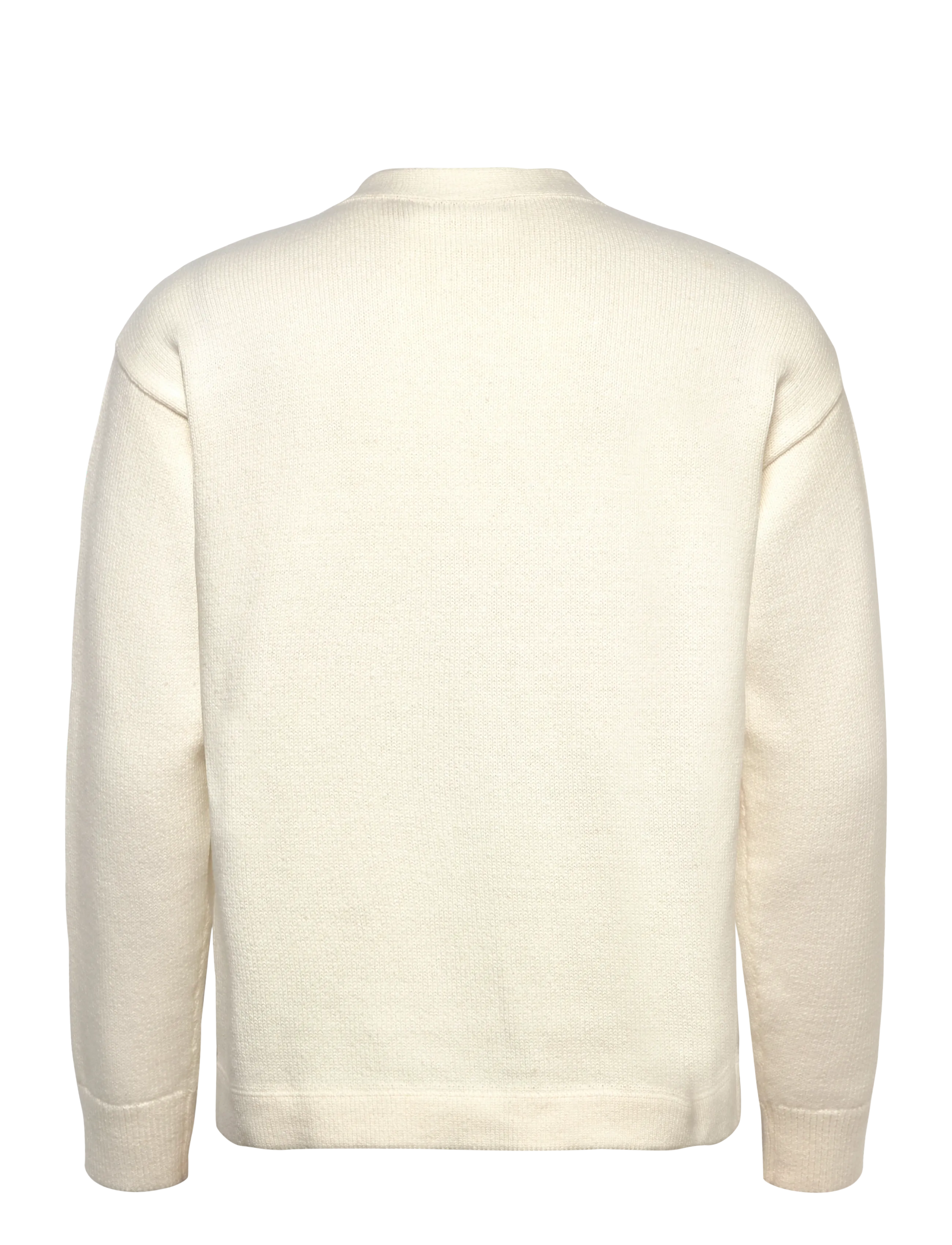 Polo Ralph Lauren - Relaxed Fit Cotton Letter Cardigan - cardigans - cream combo - 1