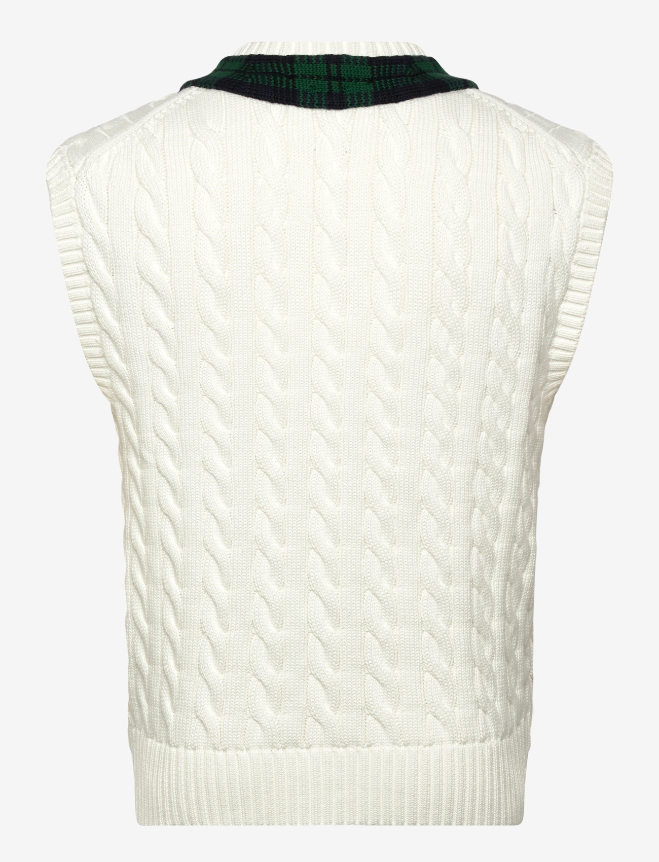 Polo Ralph Lauren - Relaxed Fit Cricket Sweater Vest - gestrickte westen - cream combo - 1