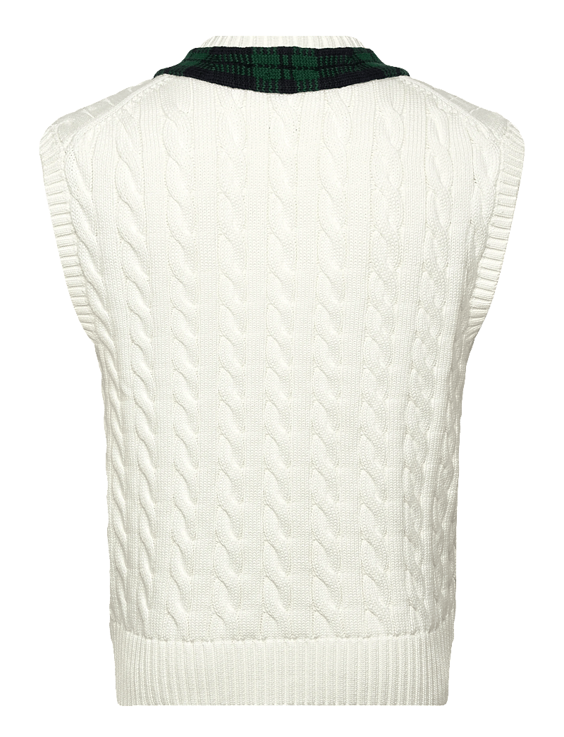 Polo Ralph Lauren - Relaxed Fit Cricket Sweater Vest - gestrickte westen - cream combo - 1
