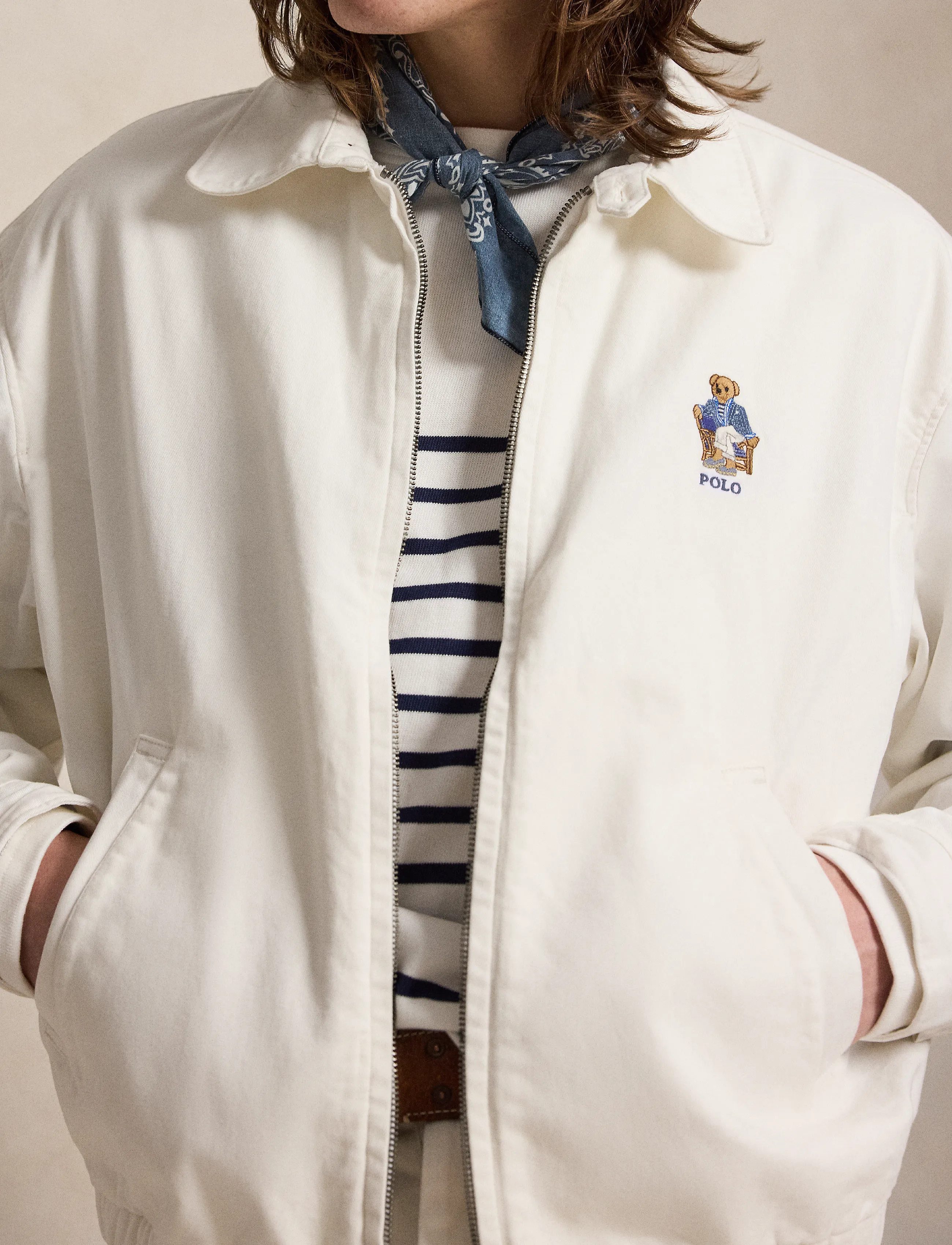 Polo Ralph Lauren - The Polo Bear Big Jacket - paper white - 3