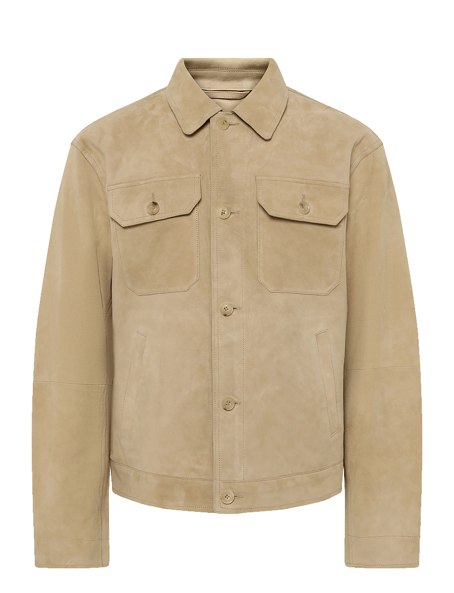 Polo Ralph Lauren - The Ashdale Suede Shacket - vårjackor - cafe tan suede - 0