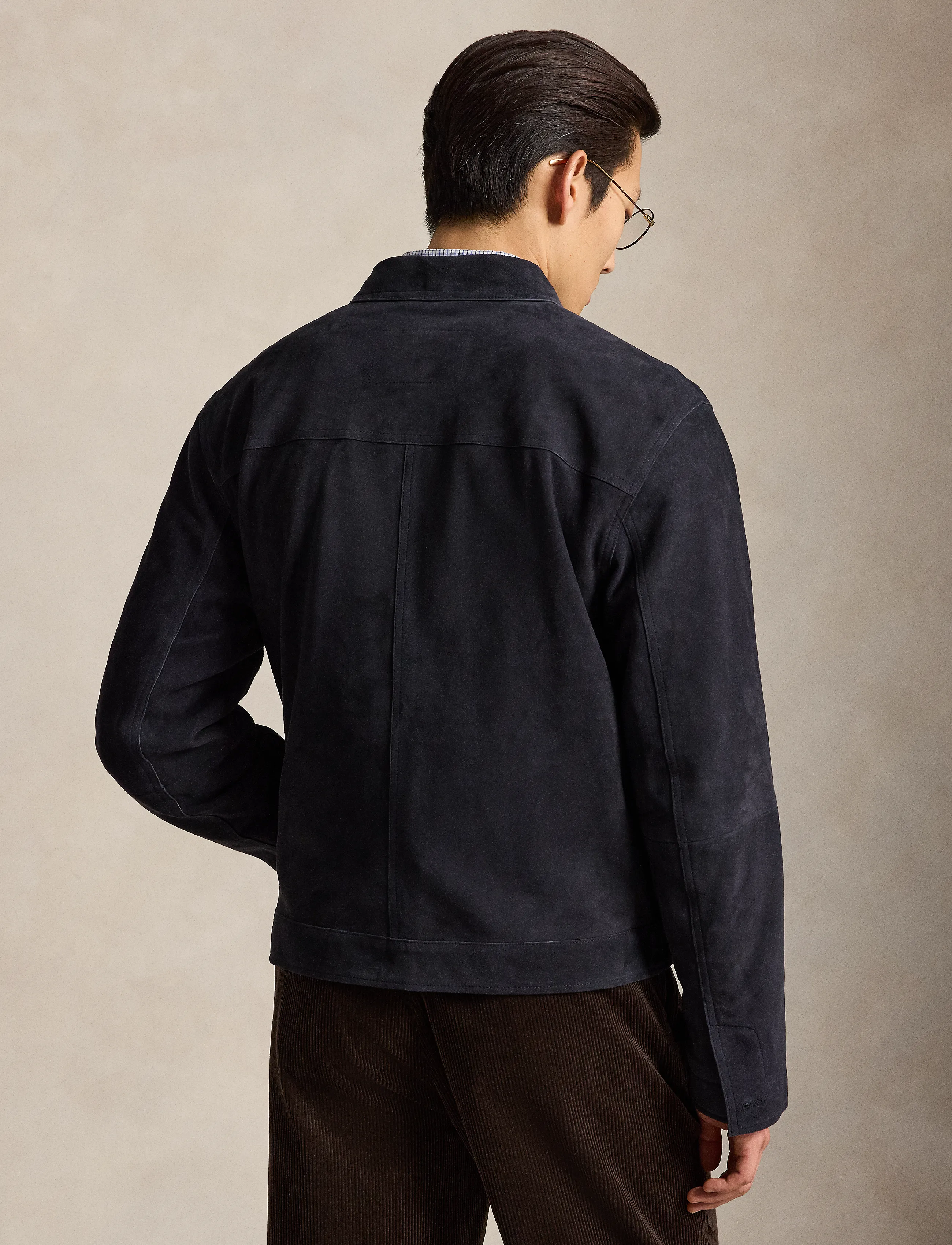 Polo Ralph Lauren - The Ashdale Suede Shacket - höstjackor - collection navy - 2