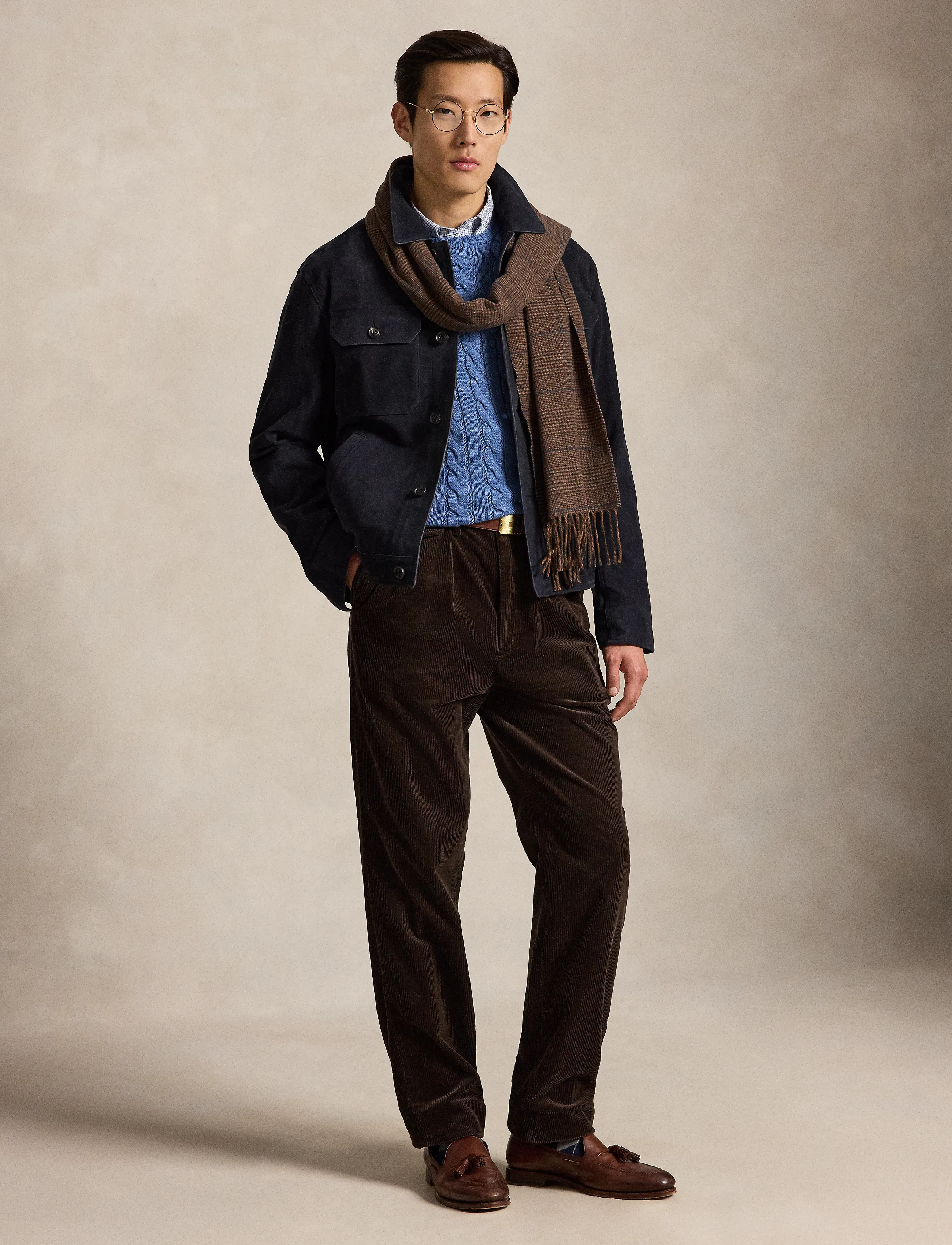 Polo Ralph Lauren - The Ashdale Suede Shacket - höstjackor - collection navy - 3