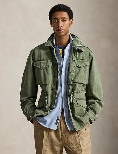 Polo Ralph Lauren Sateen Field Jacket - Joped - MINT OLIVE WASHED / khaki/green